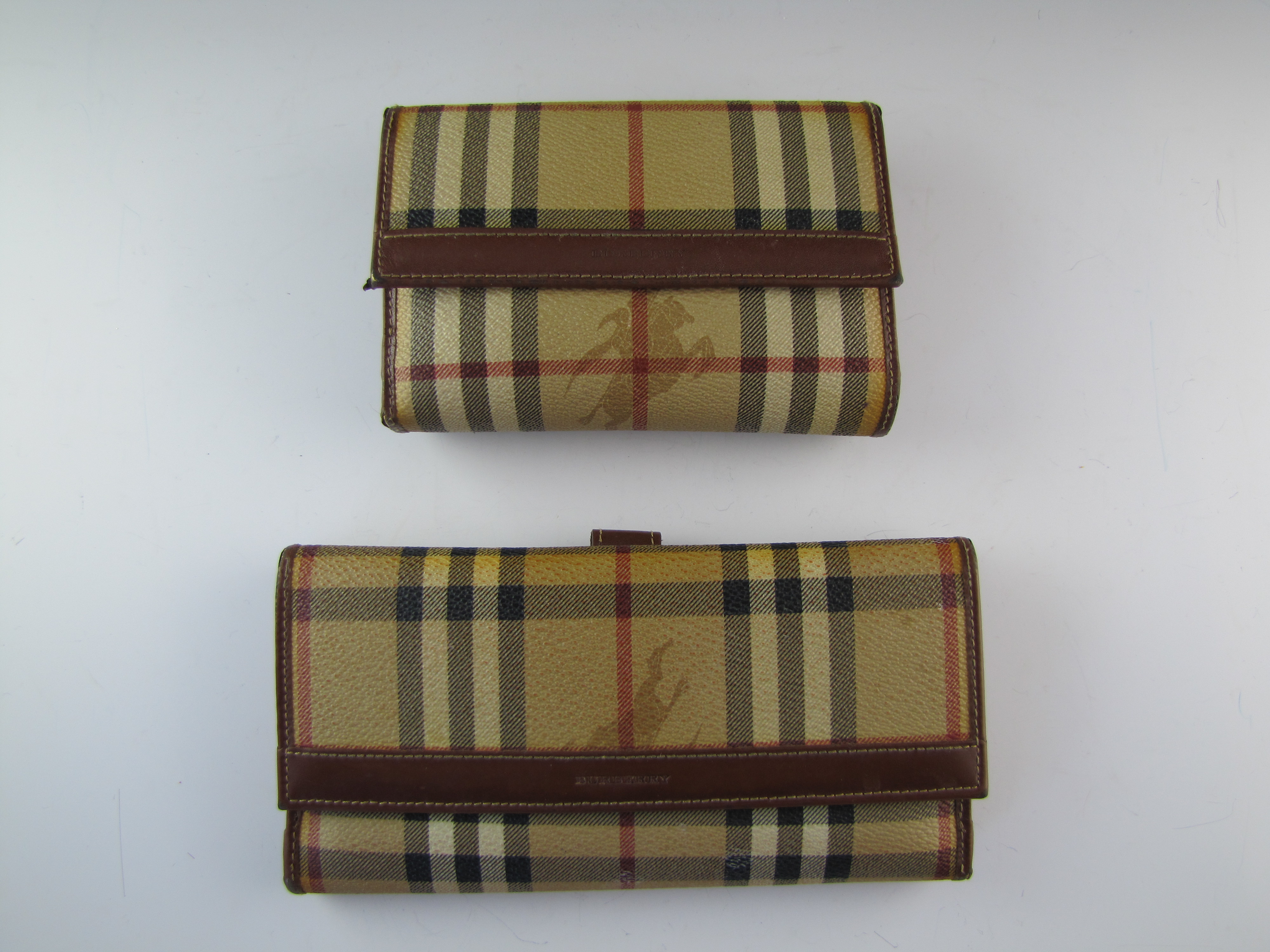 Burberry Shoulder Bag with Two Matching Wallets