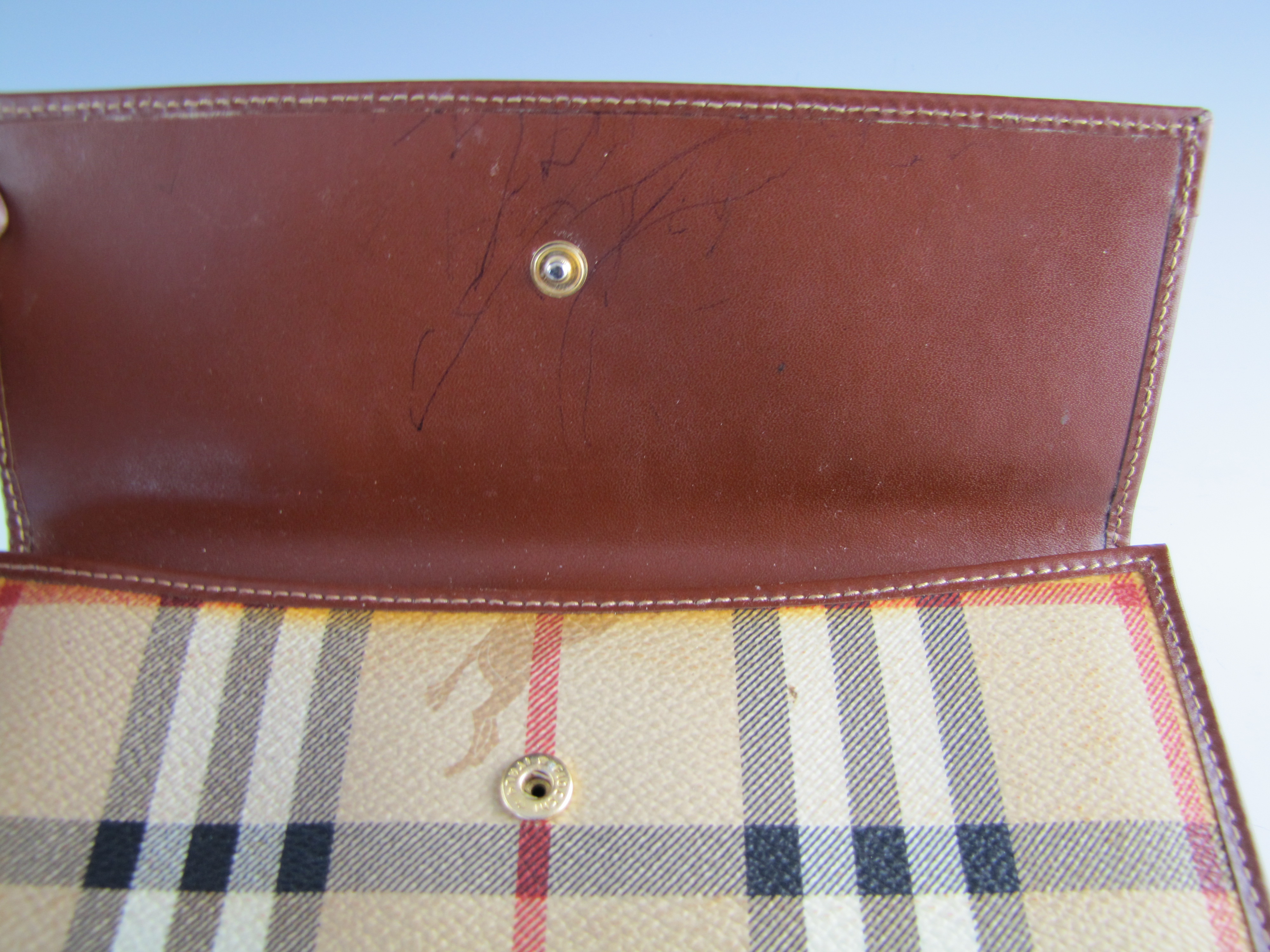 Burberry Shoulder Bag with Two Matching Wallets