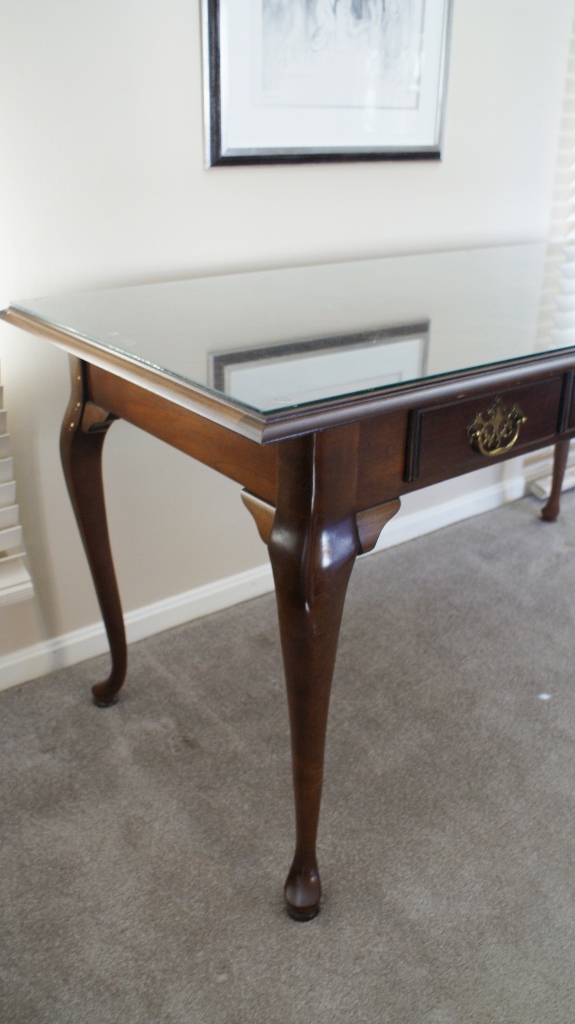 National Mt. Airy Cherry Chippendale Desk