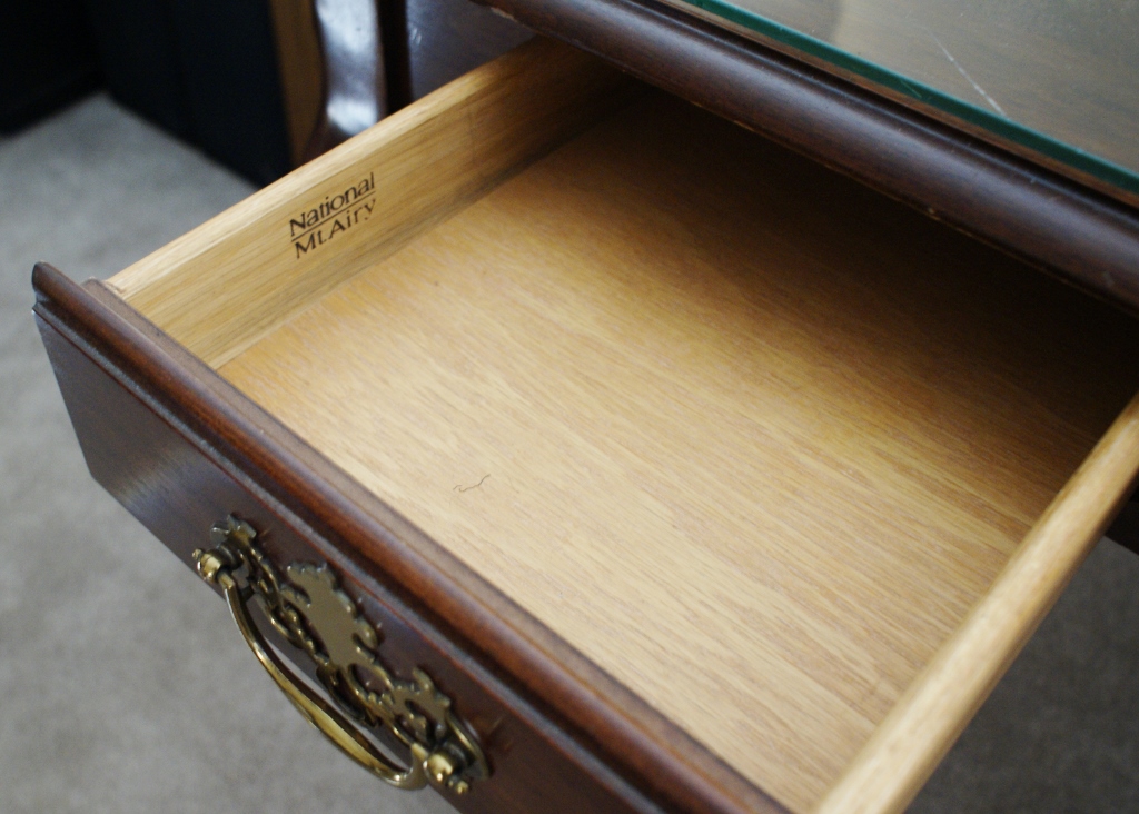 National Mt. Airy Cherry Chippendale Desk