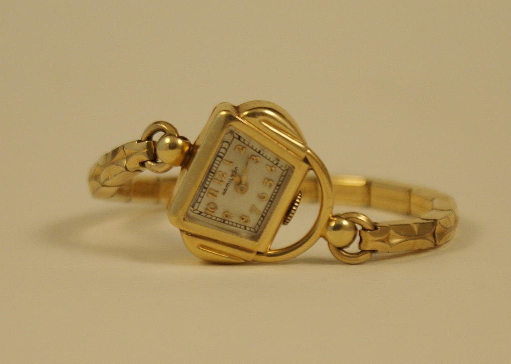 Vintage Hamilton 14K Purse Watch