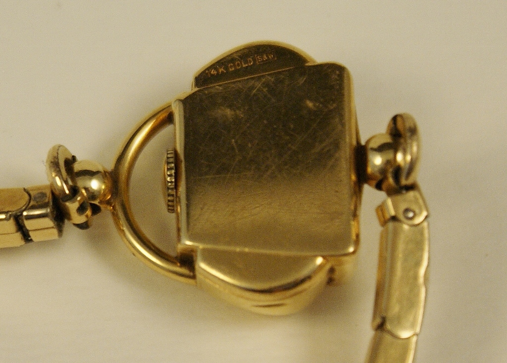 Vintage Hamilton 14K Purse Watch