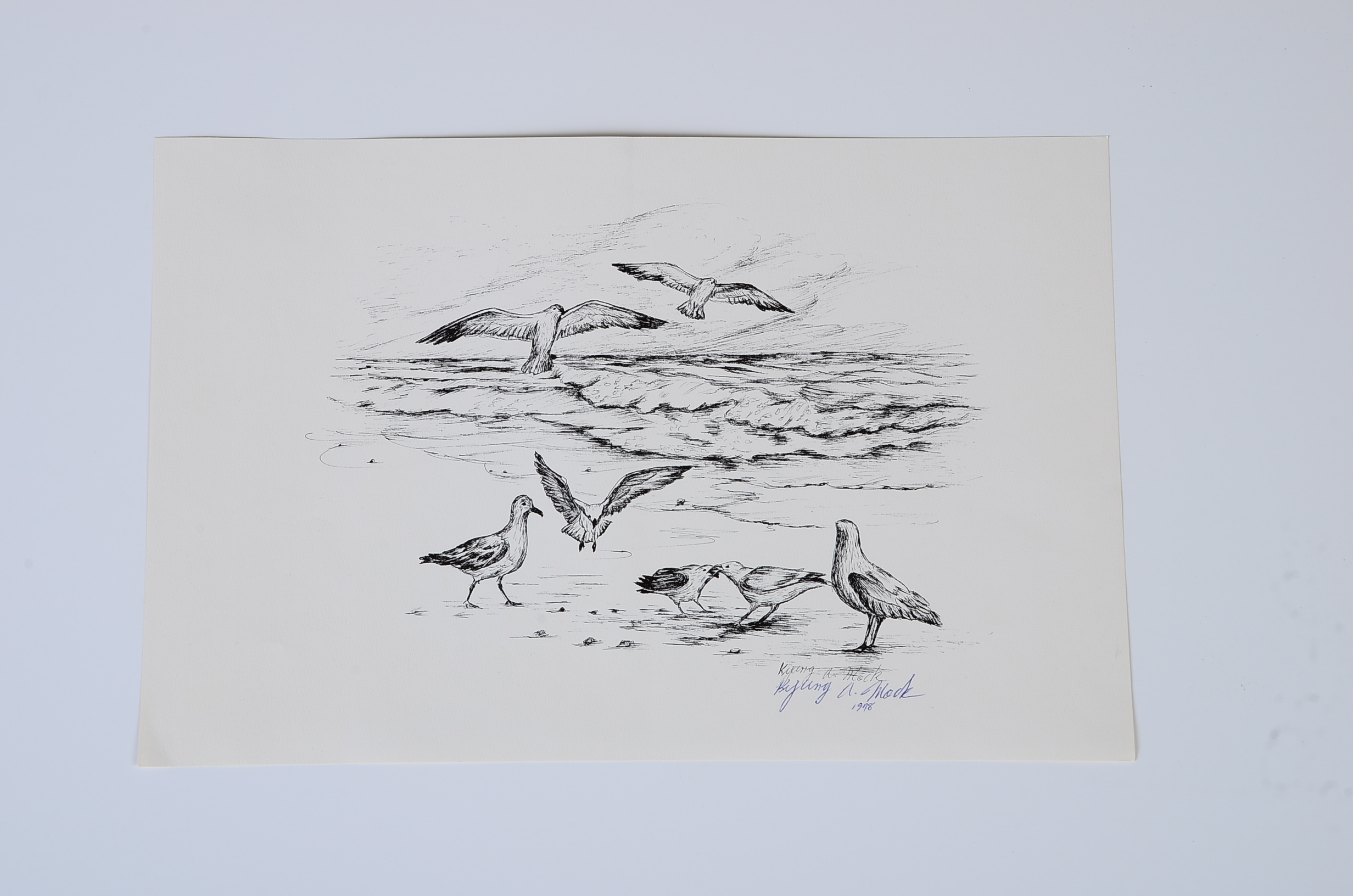 Three Pieces of Signed, Unframed Print Artwork