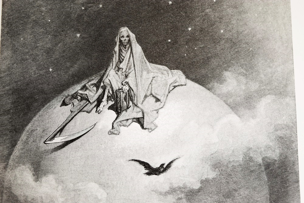 A First Edition "The Raven" by Poe, Illustrated by Gustave Dore, 1884