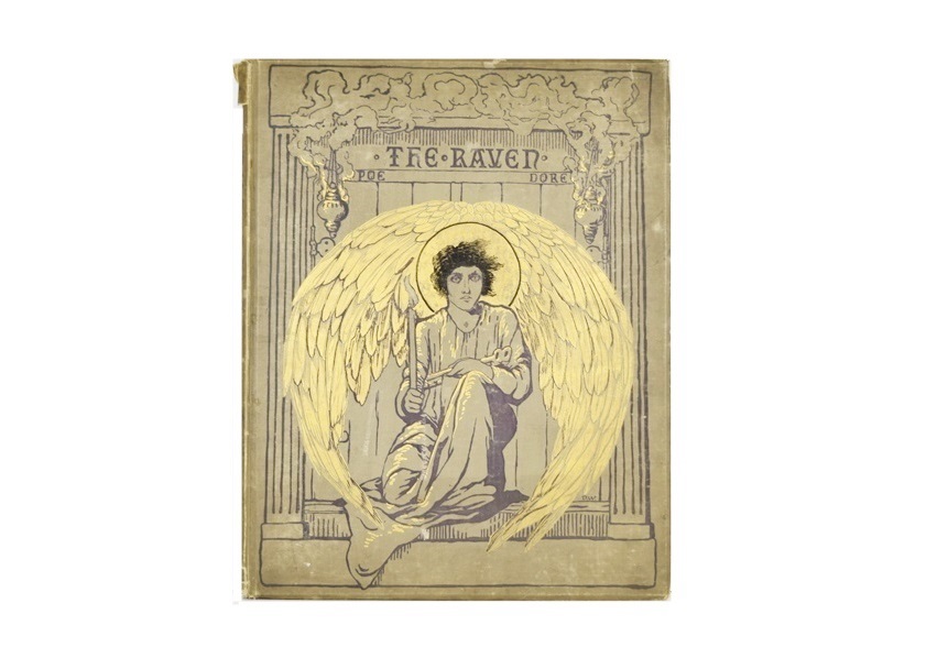 First Edition (1884) Folio "The Raven" by Edgar Allan Poe, Illus. by G. Dore
