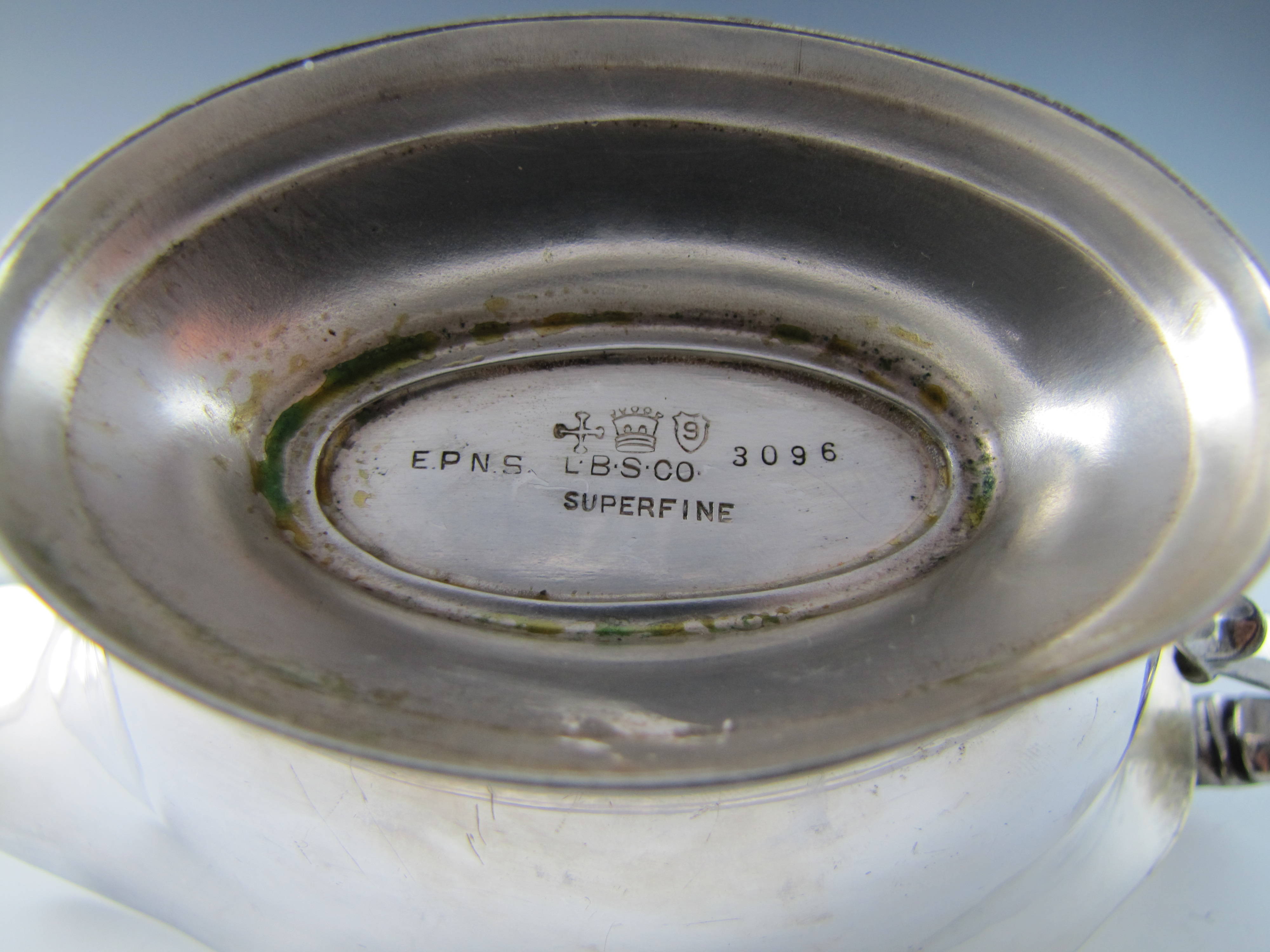 Lenox Salt and Pepper Kittens and Silver Plate Gravy Set