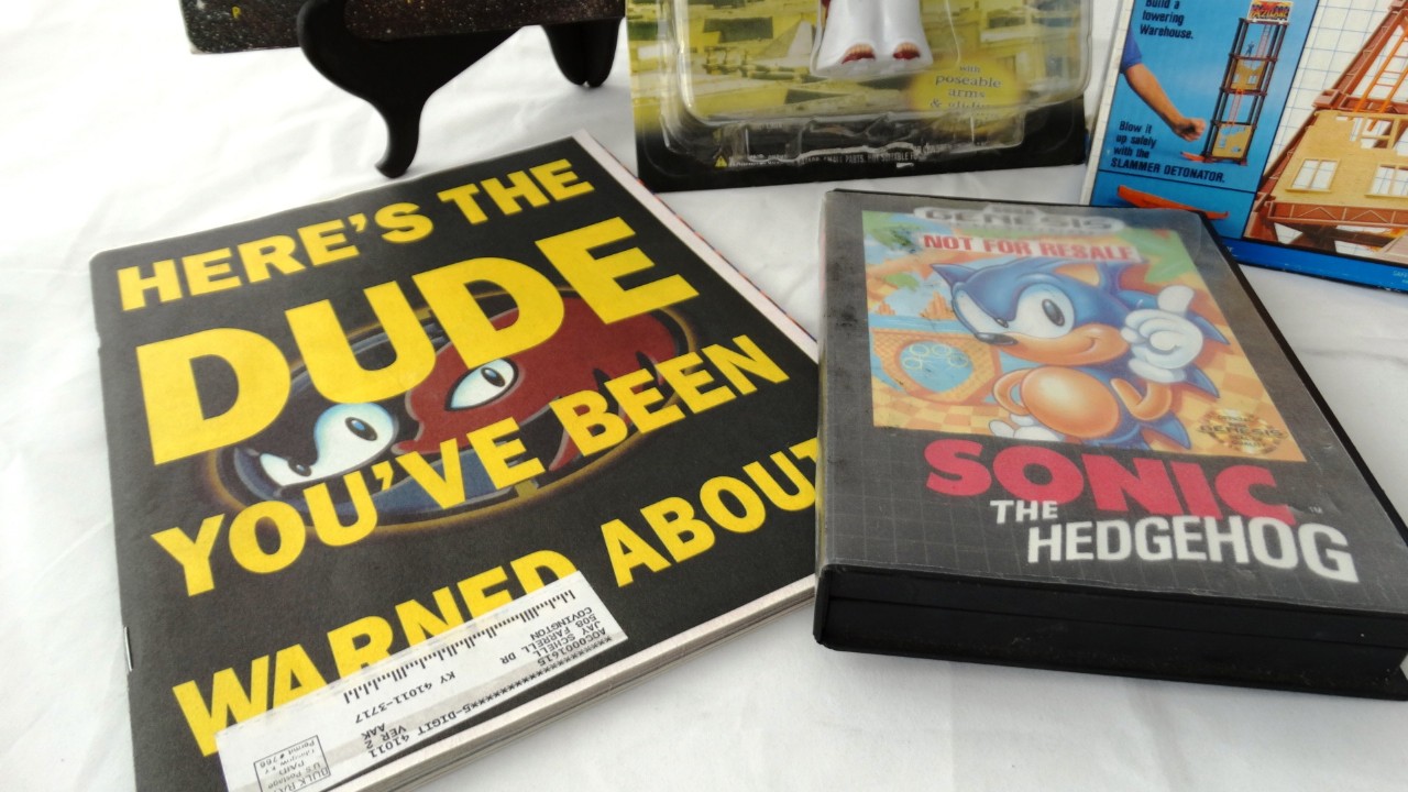 Collectible Sonic Sega Genesis Game, Magazine, and Other Toys