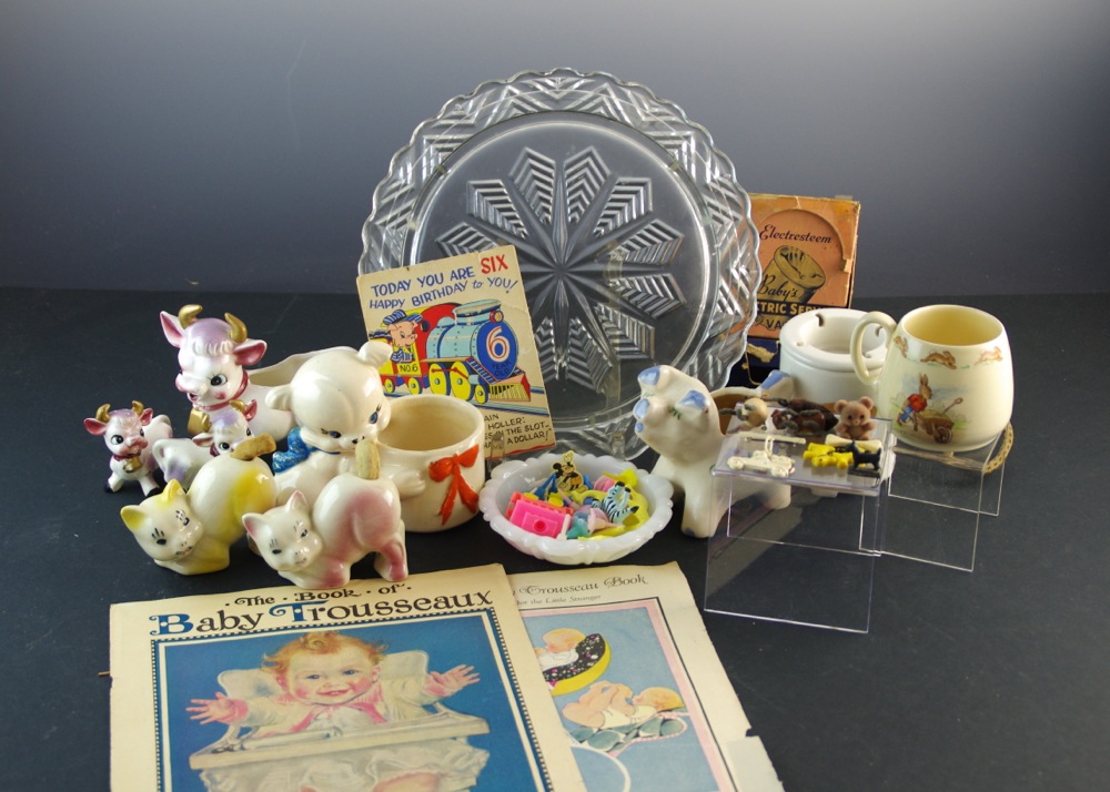 Vintage Baby Advertisements, with Children's Pins & More