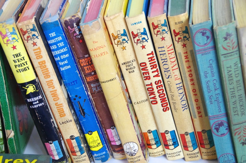 Vintage Children's Books with signed book by Seckatary Hawkins