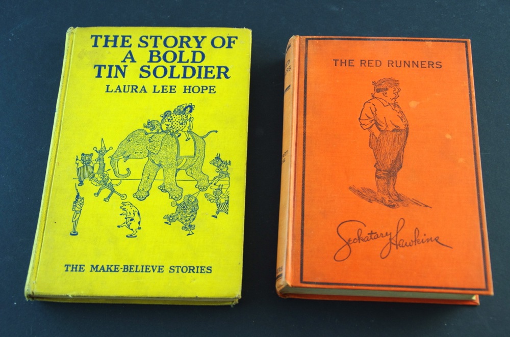 Vintage Children's Books with signed book by Seckatary Hawkins
