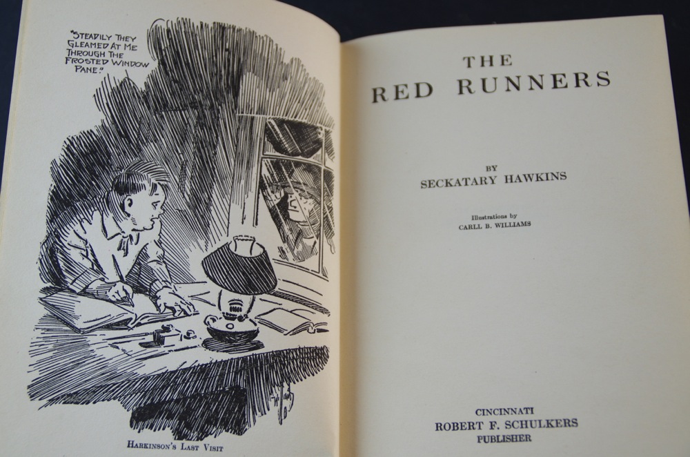 Vintage Children's Books with signed book by Seckatary Hawkins