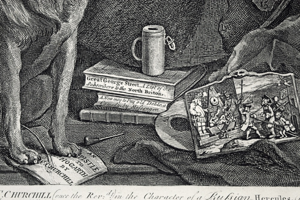 A Steel Engraving, The Bruiser, Taken From "The Works Of William Hogarth", 1822
