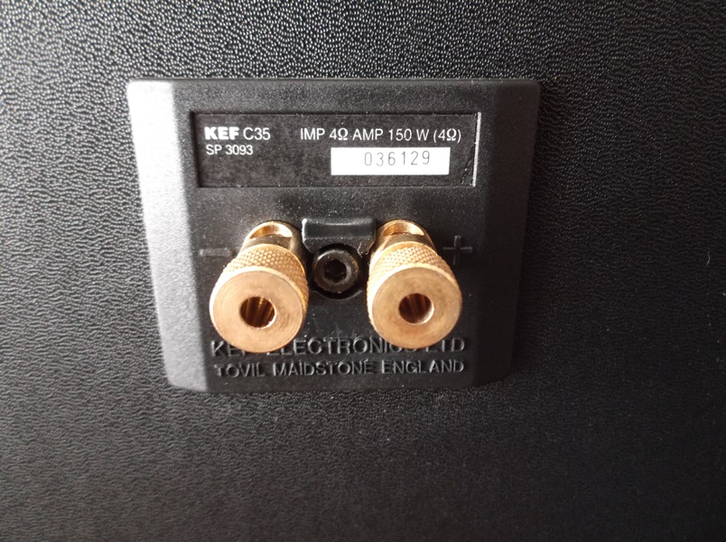 Pair of KEF C35 Bookshelf Speakers 