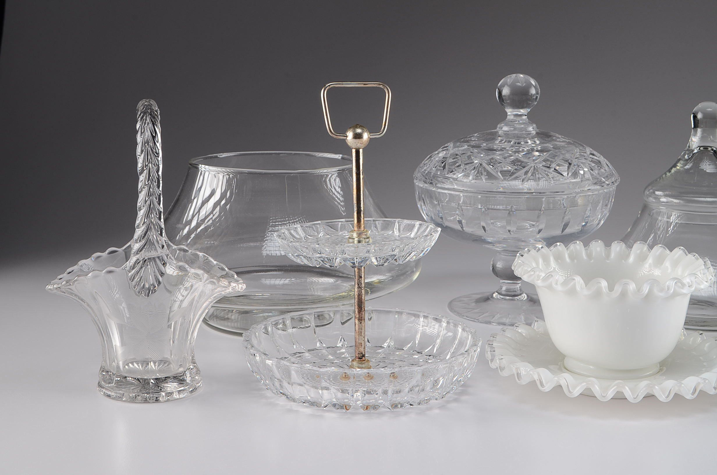 Grouping of Assorted Glassware