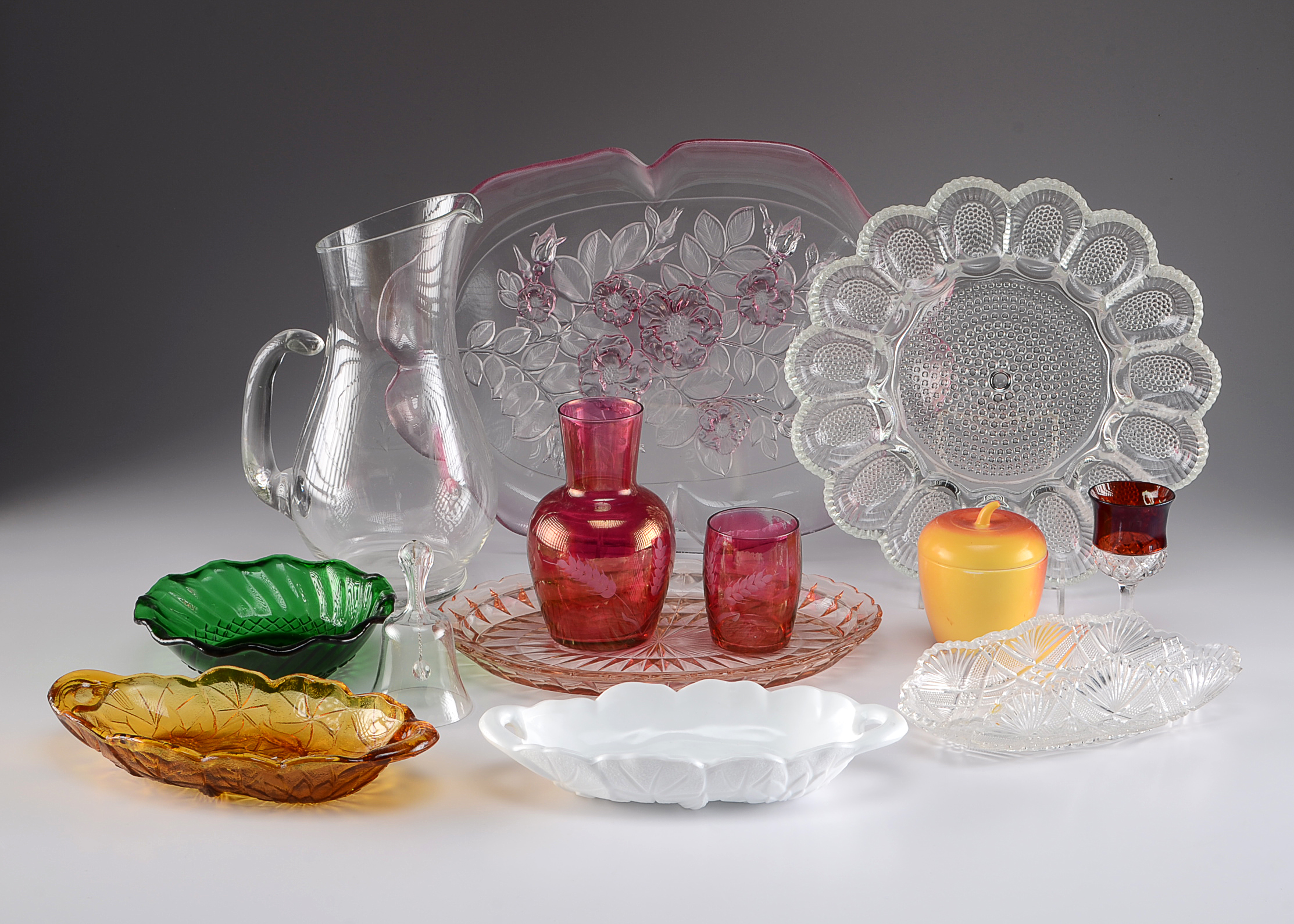 Grouping of Assorted Glassware