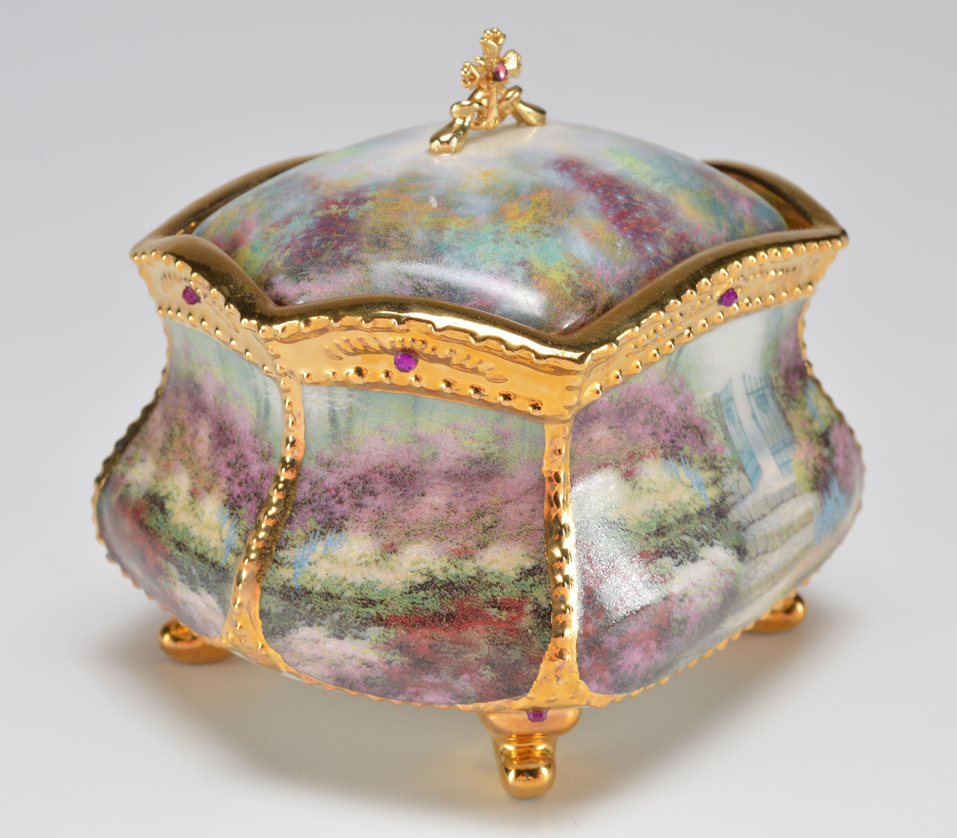 Three Thomas Kinkade Musical Prayer Boxes