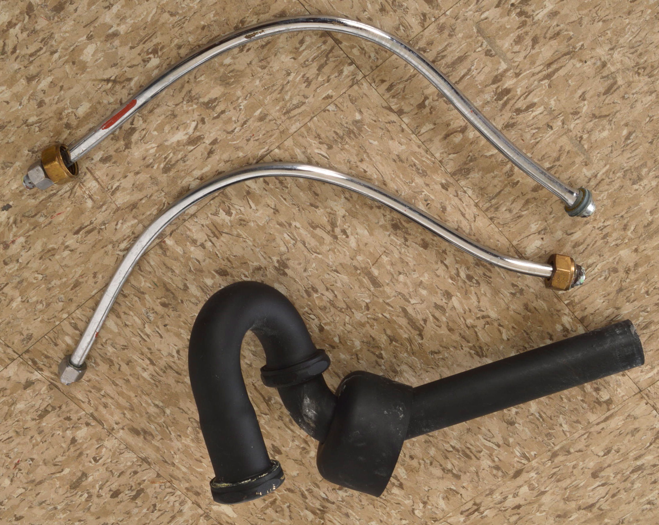 Wrought Iron Drop In Pedestal Wash Stand with Natural Stone Basin