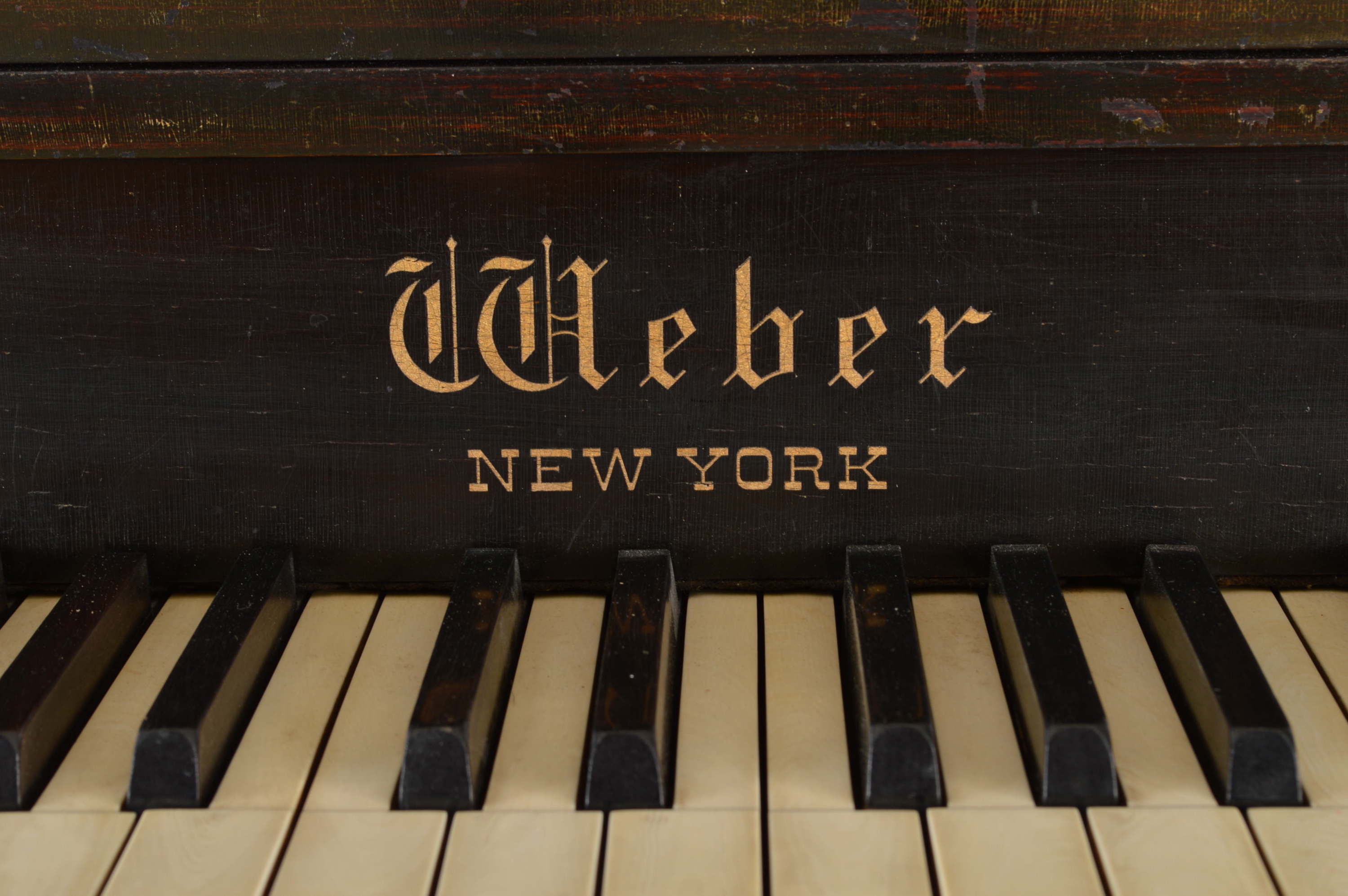 Weber Rococo Victorian Upright Piano, Circa 1880s