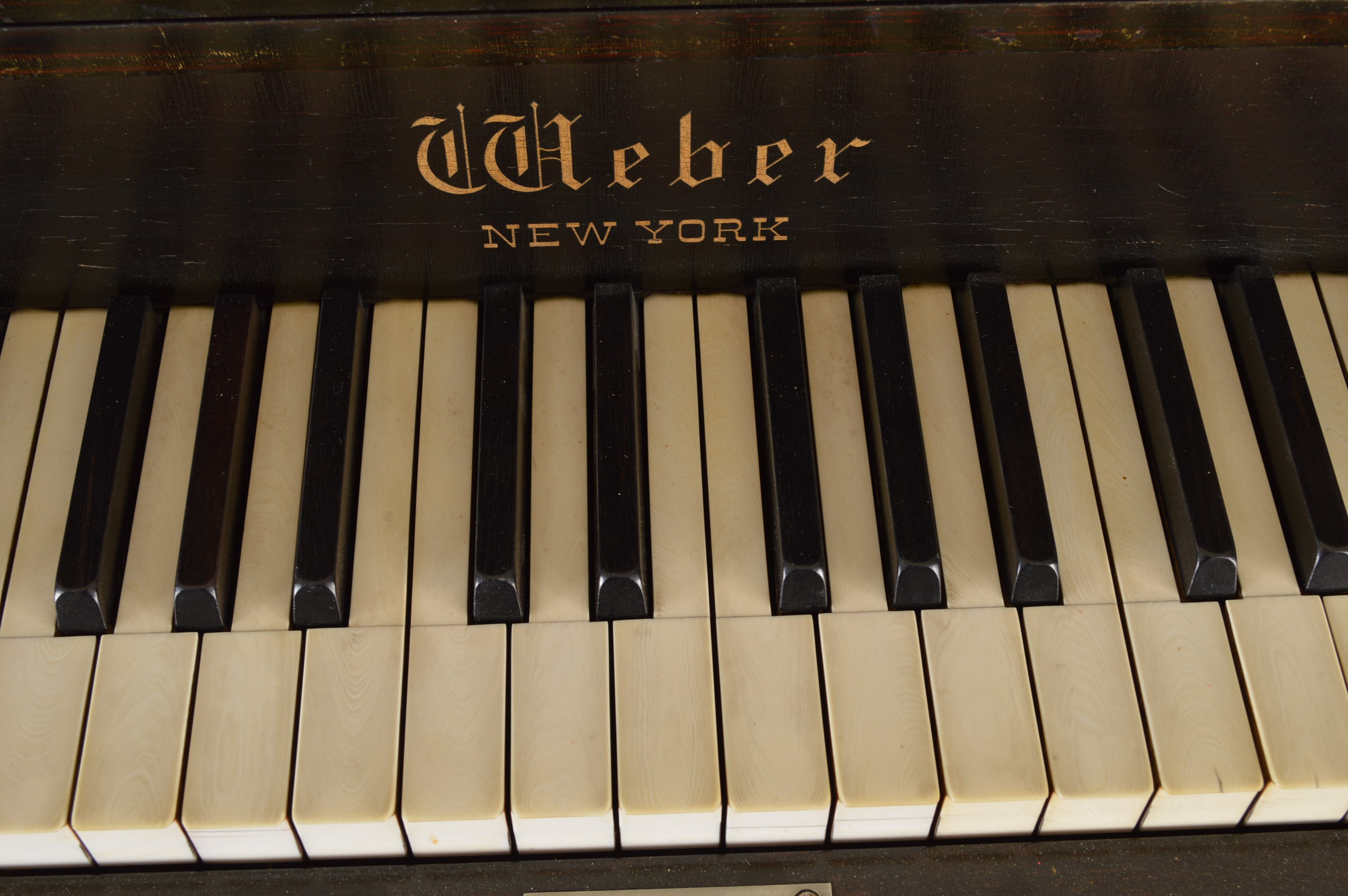 Weber Rococo Victorian Upright Piano, Circa 1880s