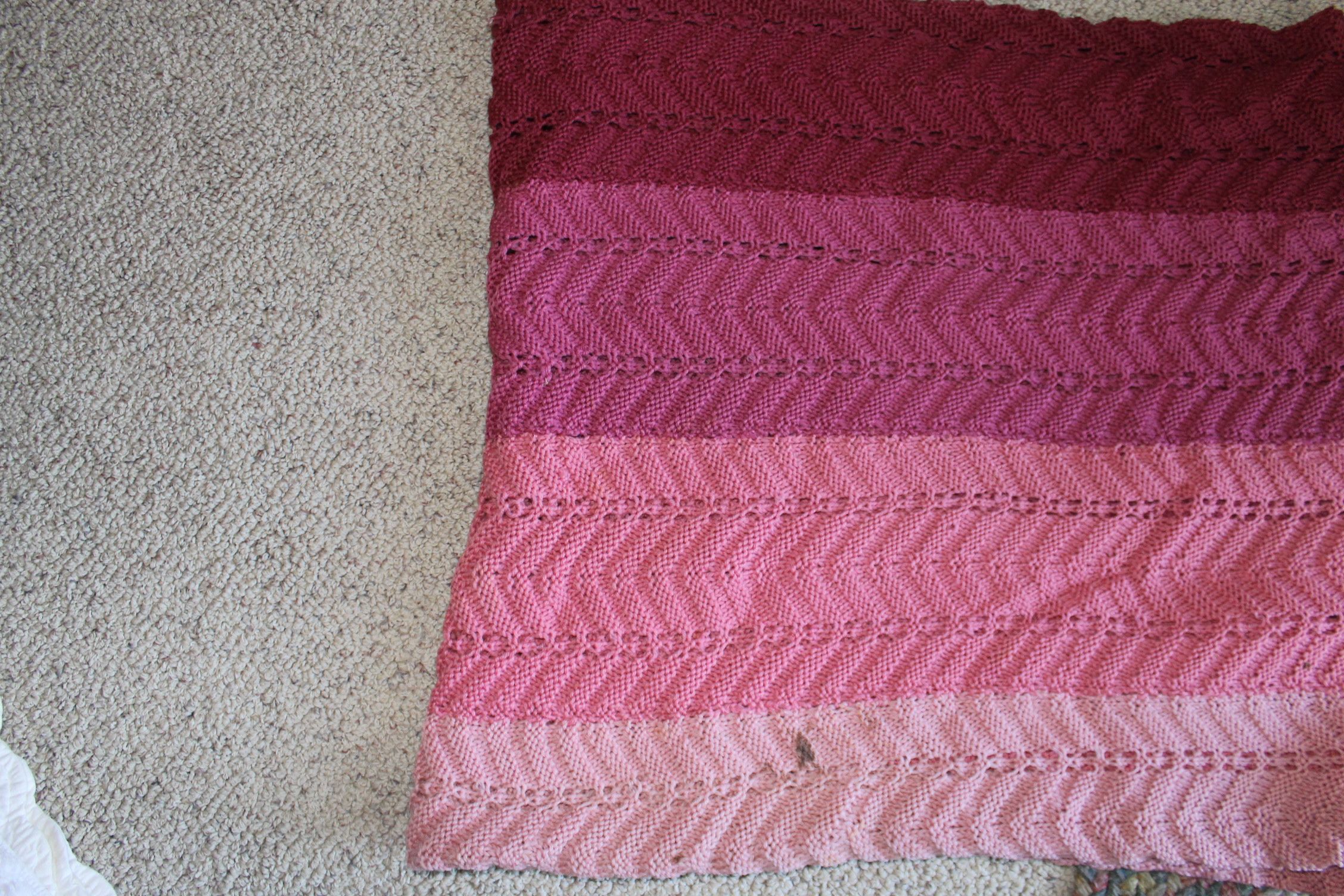 Hand Quilted Vintage Quilt & Chenille Spread