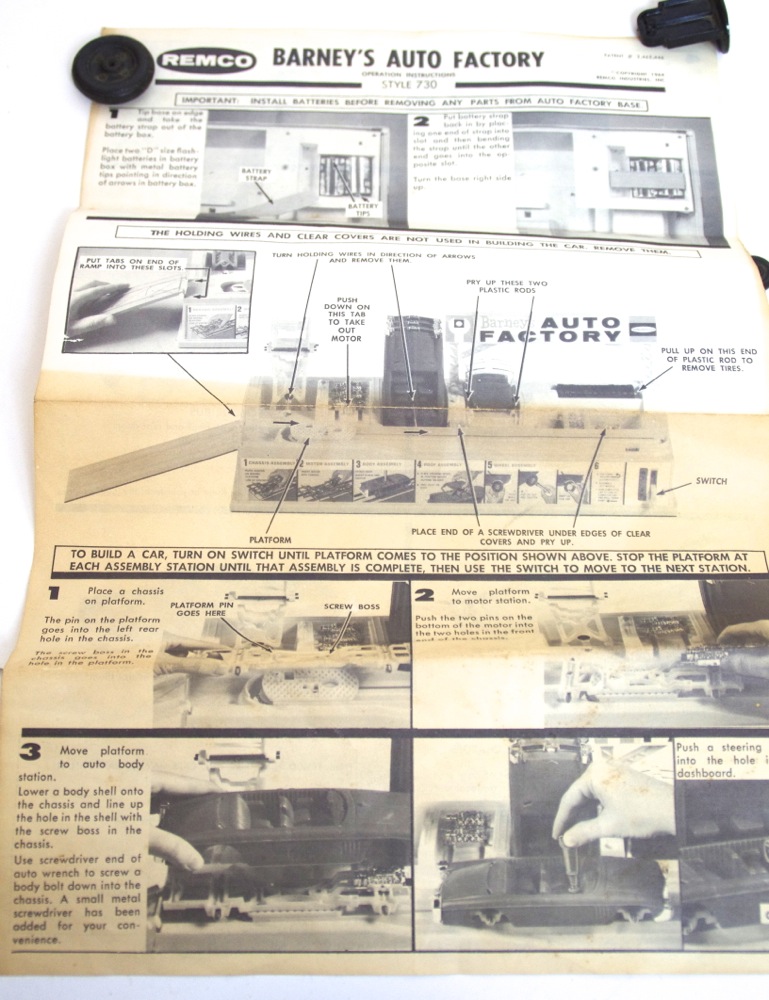 Vintage Auto Factory Toy and Safe-t-Saw' in Original Boxes