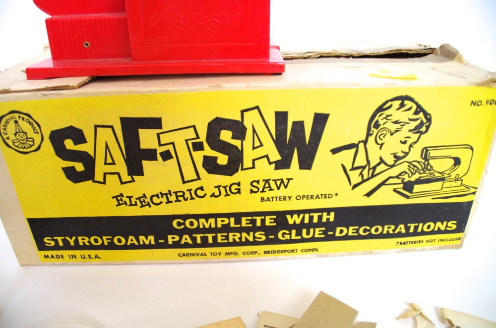 Vintage Auto Factory Toy and Safe-t-Saw' in Original Boxes