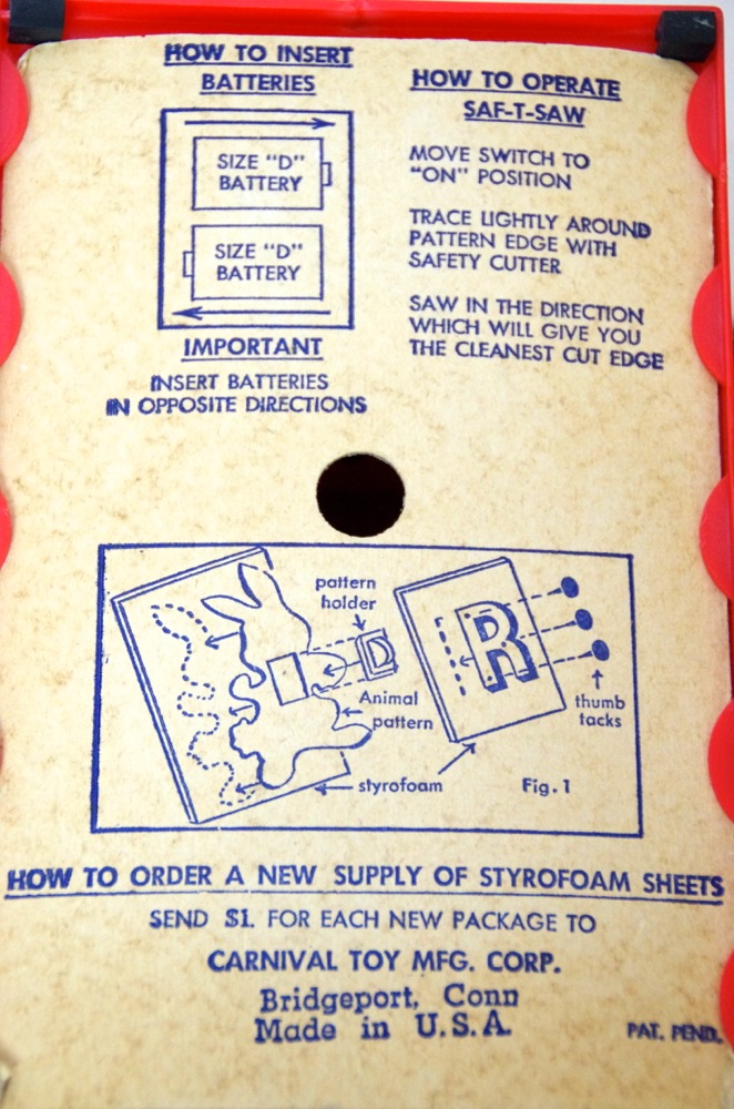 Vintage Auto Factory Toy and Safe-t-Saw' in Original Boxes