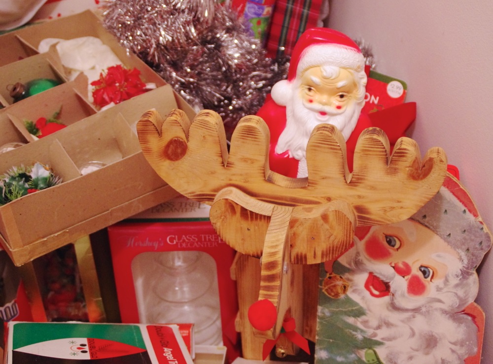 Collection of Vintage Christmas Decorations