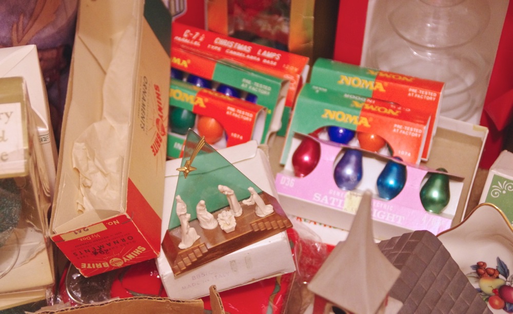 Collection of Vintage Christmas Decorations