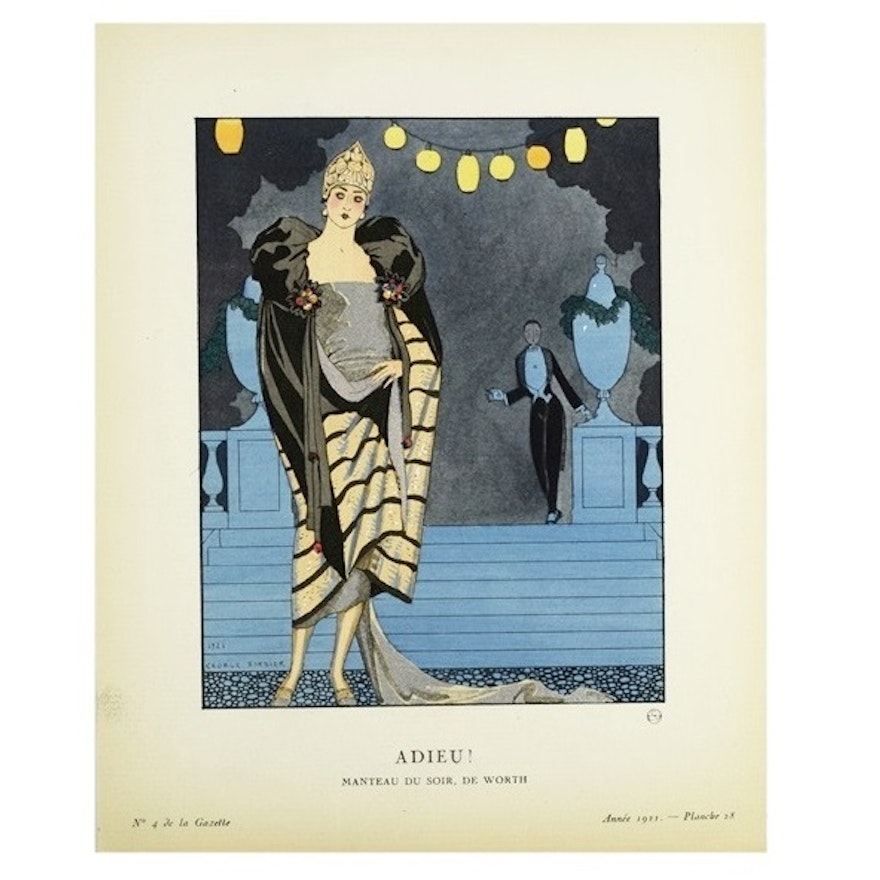 "Gazette du Bon Genre", 1921 French Art Deco Magazines, No. 4,5,6