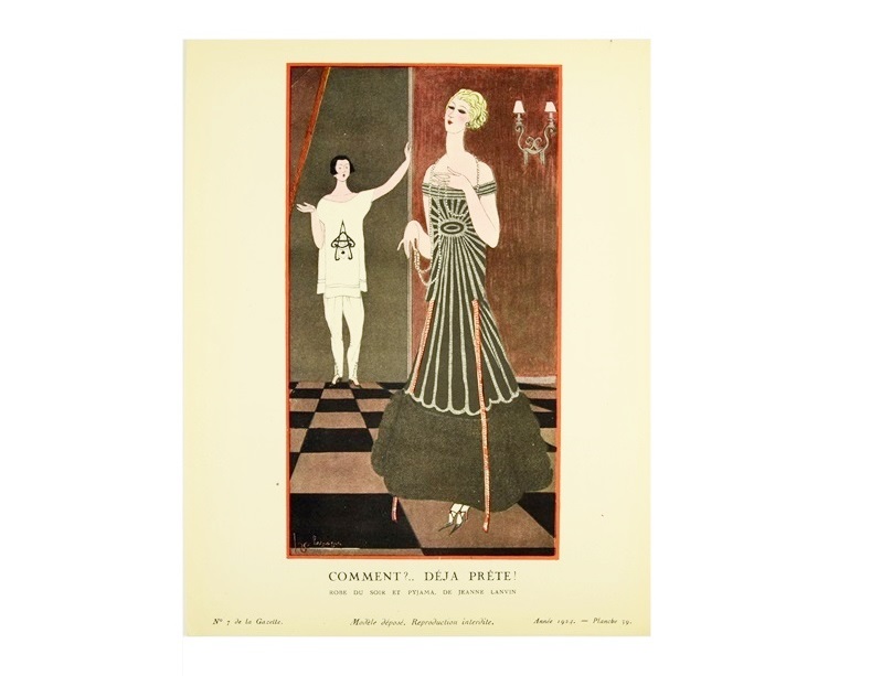 "Gazette Du Bon Ton" 1924, French Art Deco Magazine, 4 Volumes