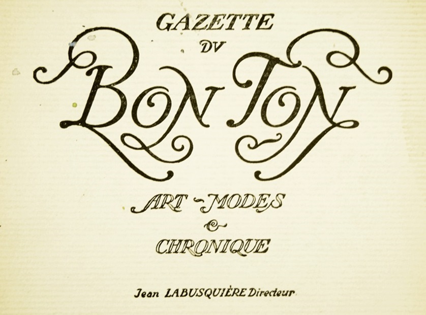 "Gazette Du Bon Ton" 1924, French Art Deco Magazine, 4 Volumes