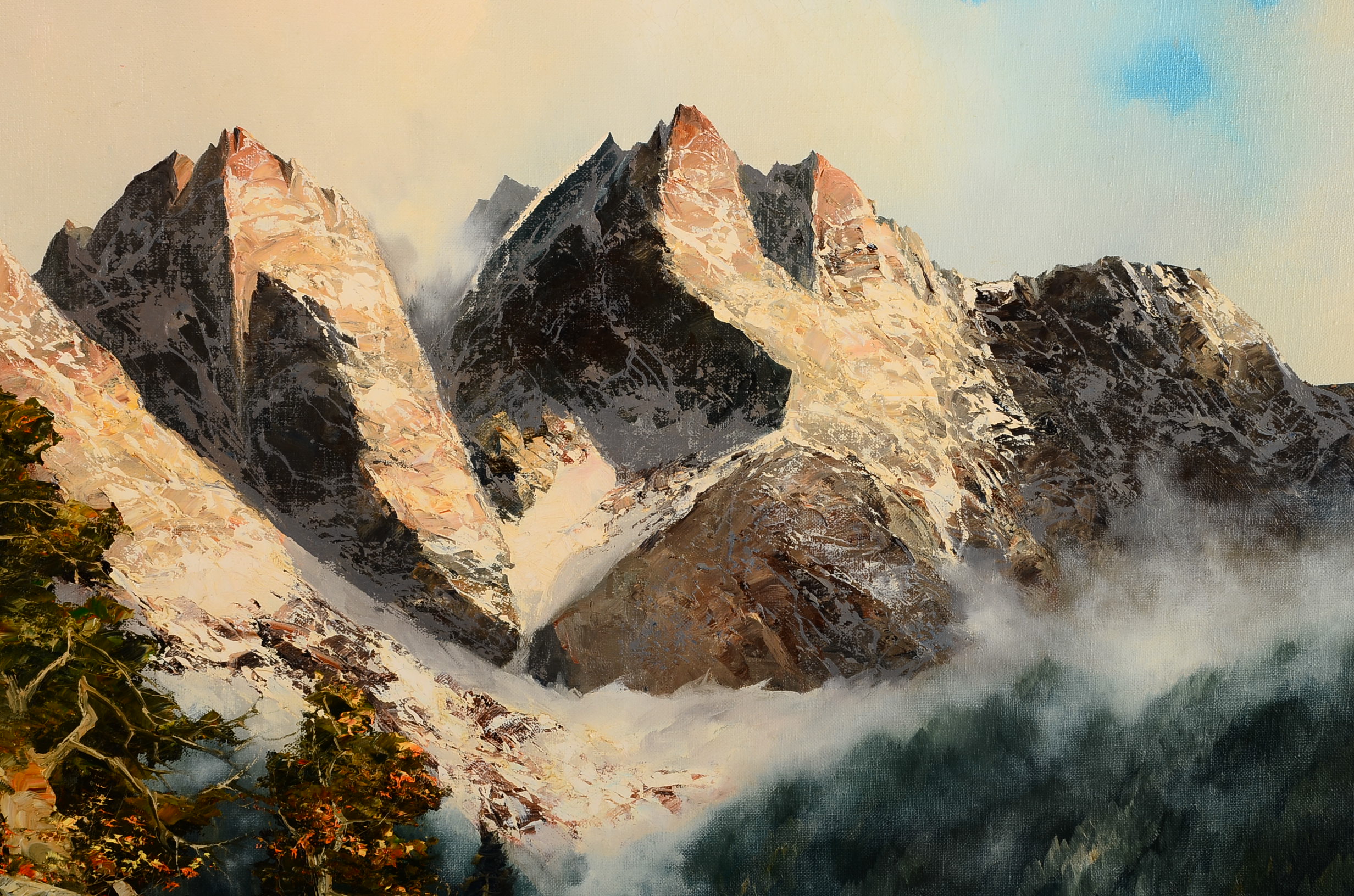 Original Joachim Lemke Oil on Canvas