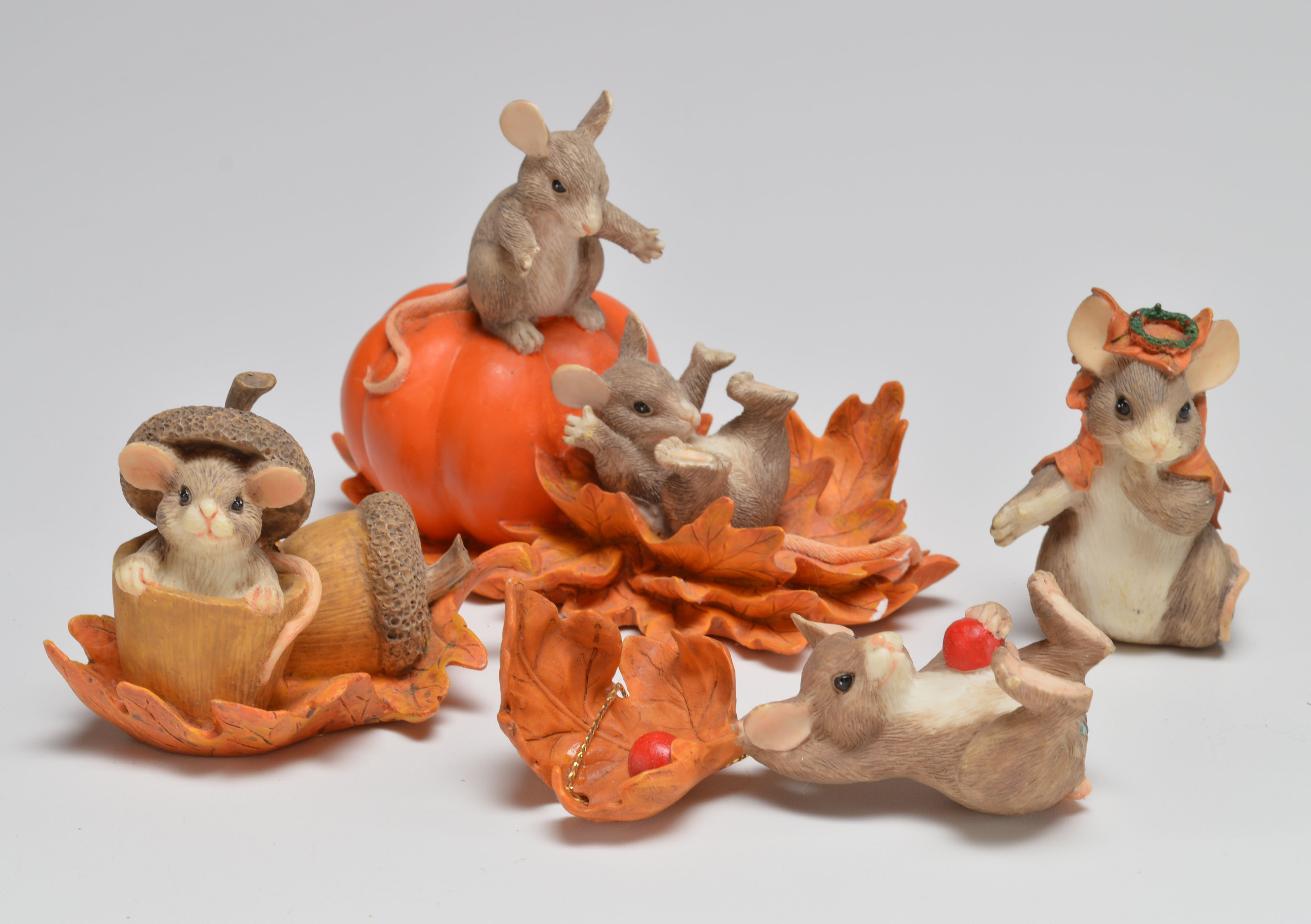 Collection of Thirteen "Charming Tails" Resin Figurines