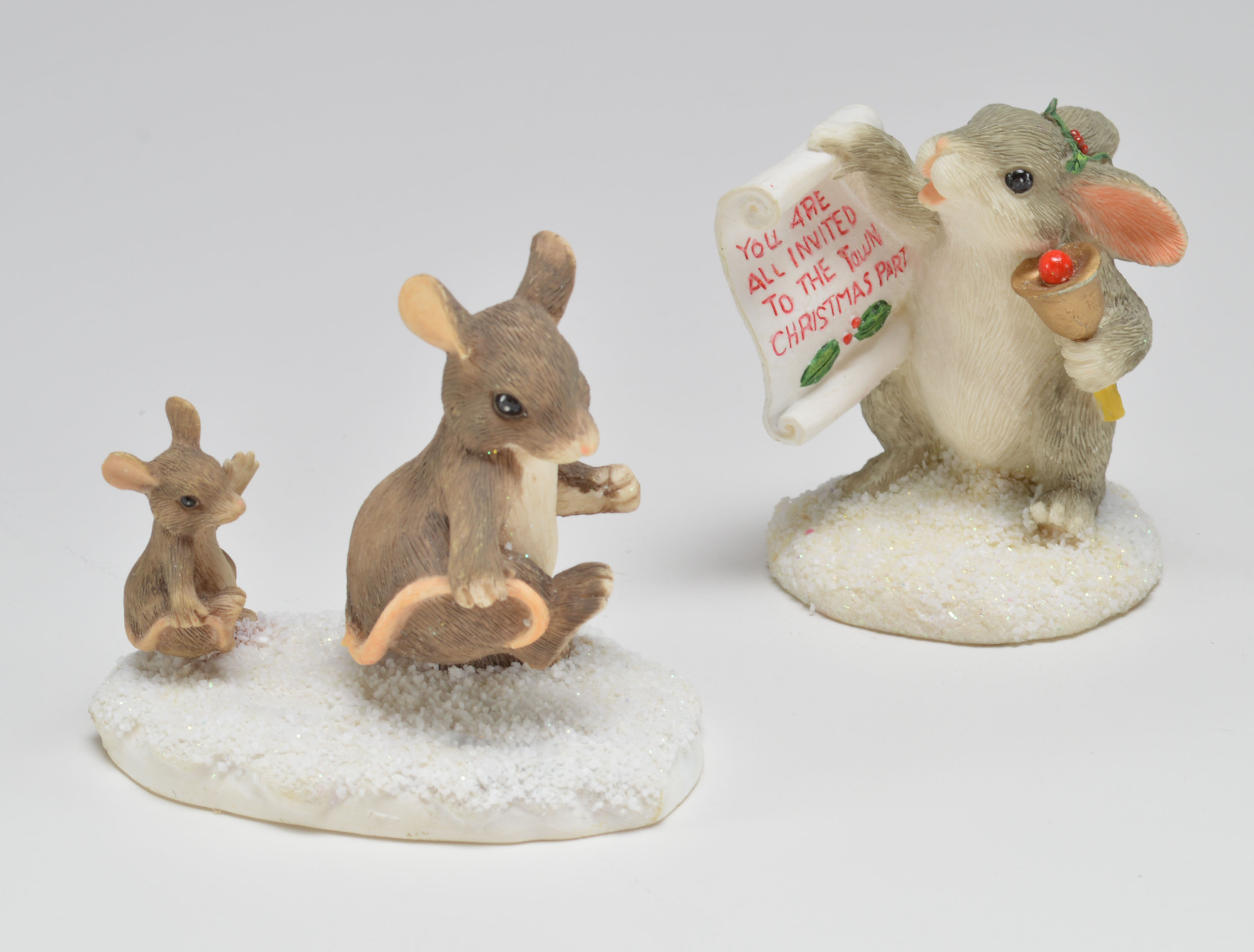 Collection of Thirteen "Charming Tails" Resin Figurines