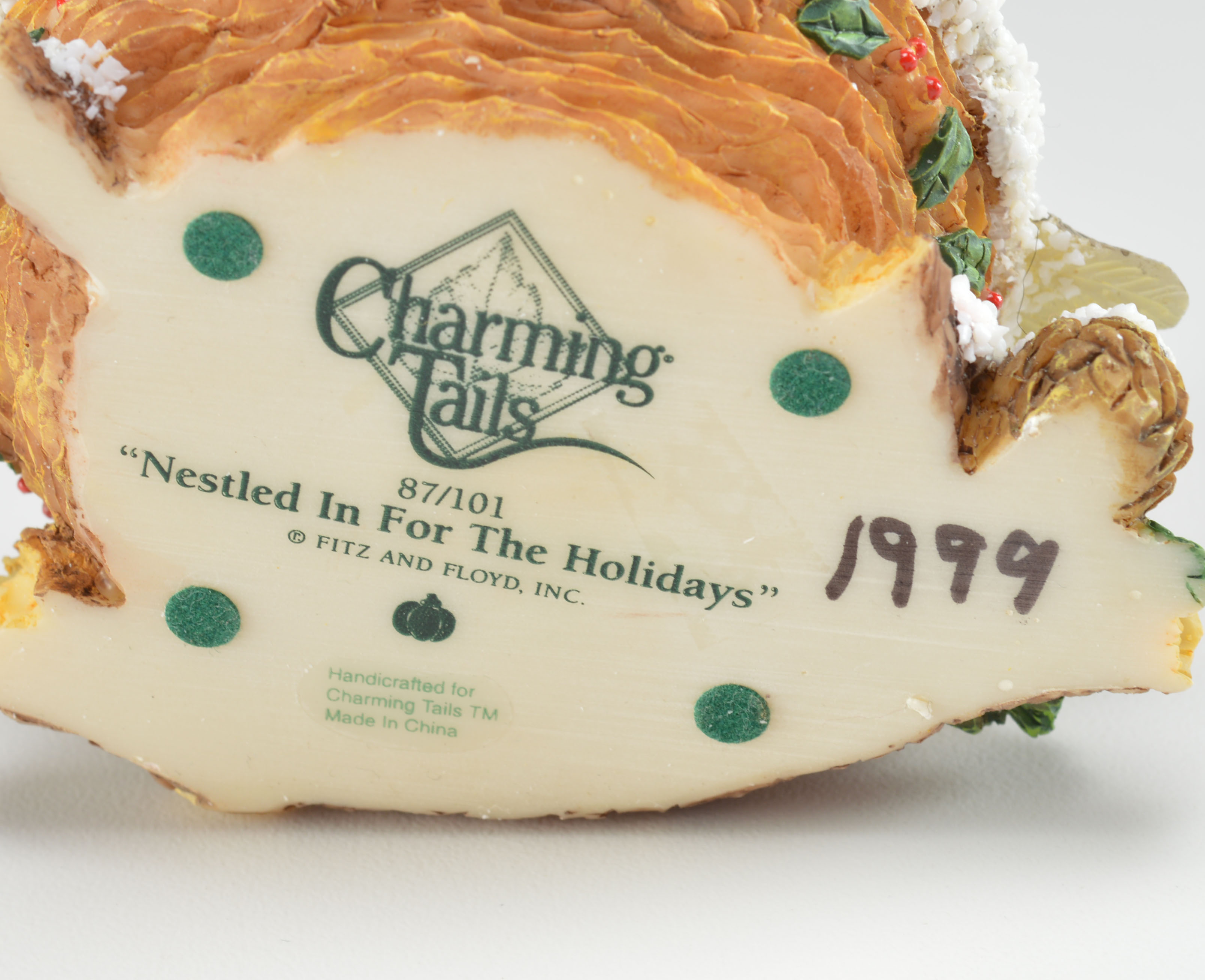 Collection of Nine "Charming Tails" Resin Figurines