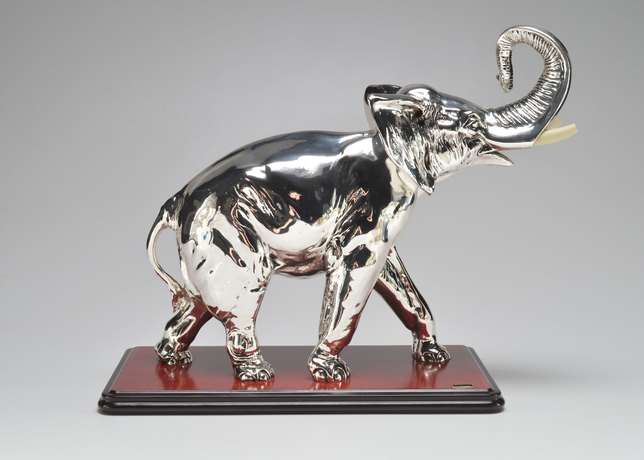 Guerrini Silverplated Elephant Figurine