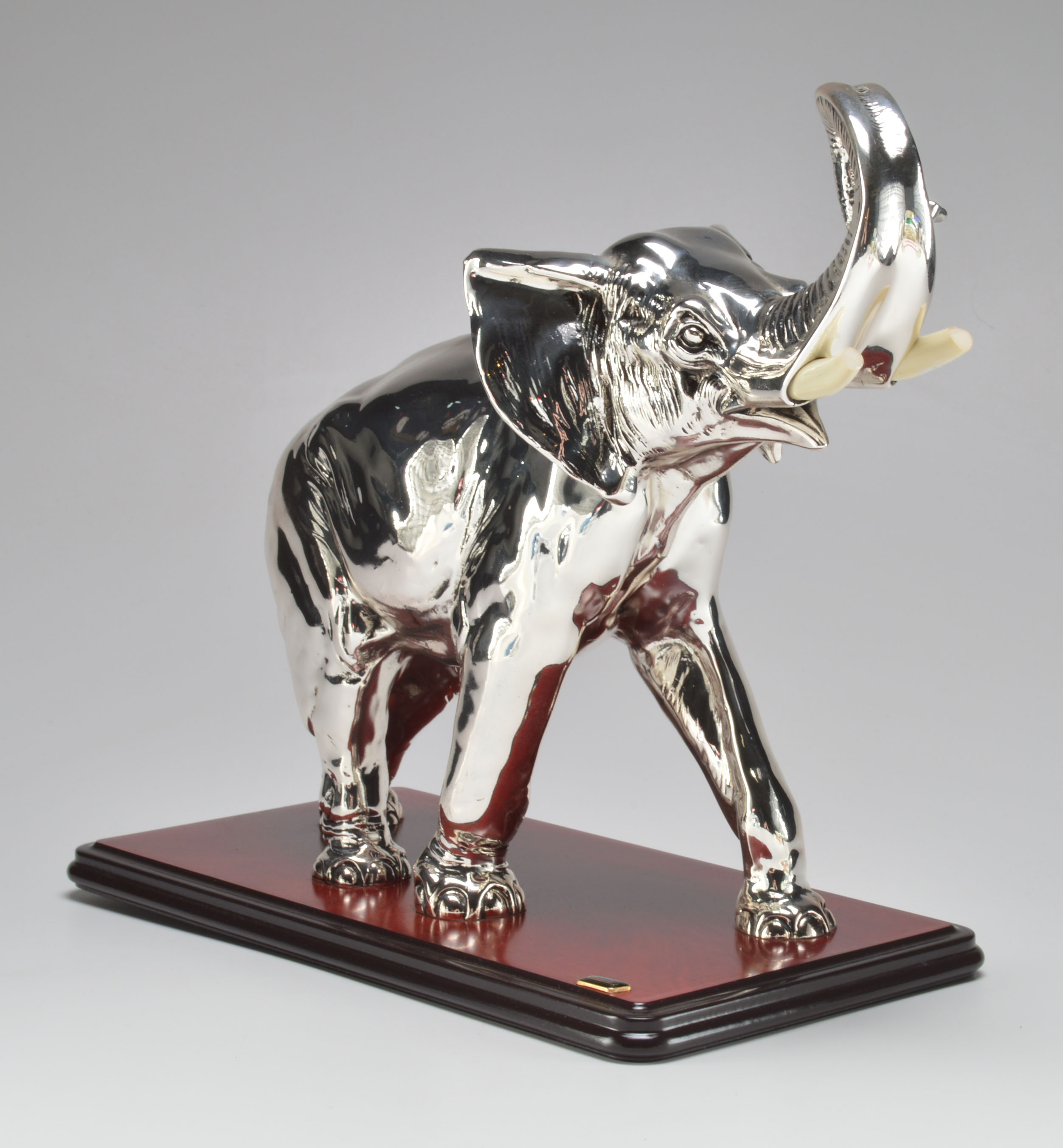 Guerrini Silverplated Elephant Figurine