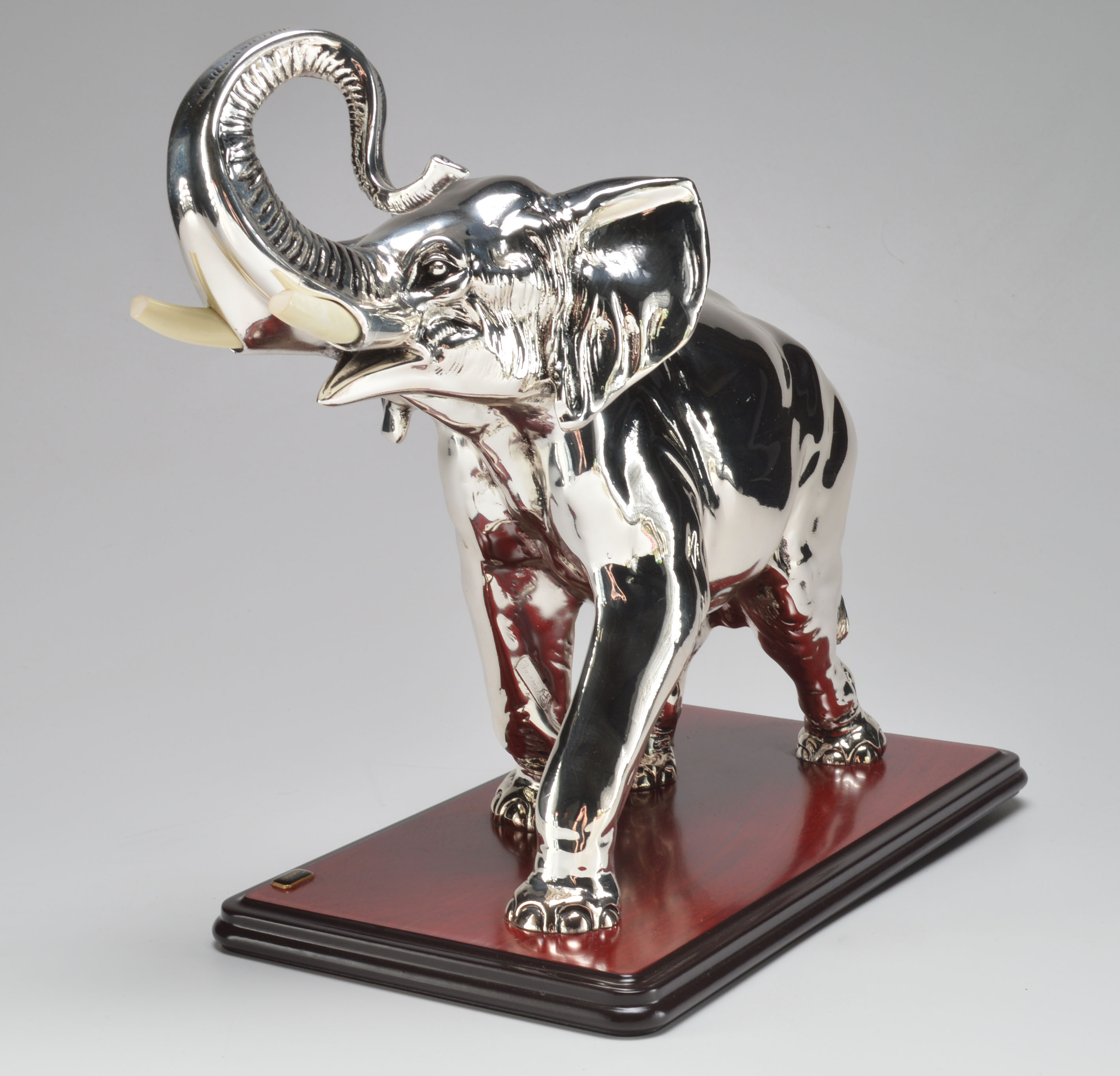 Guerrini Silverplated Elephant Figurine