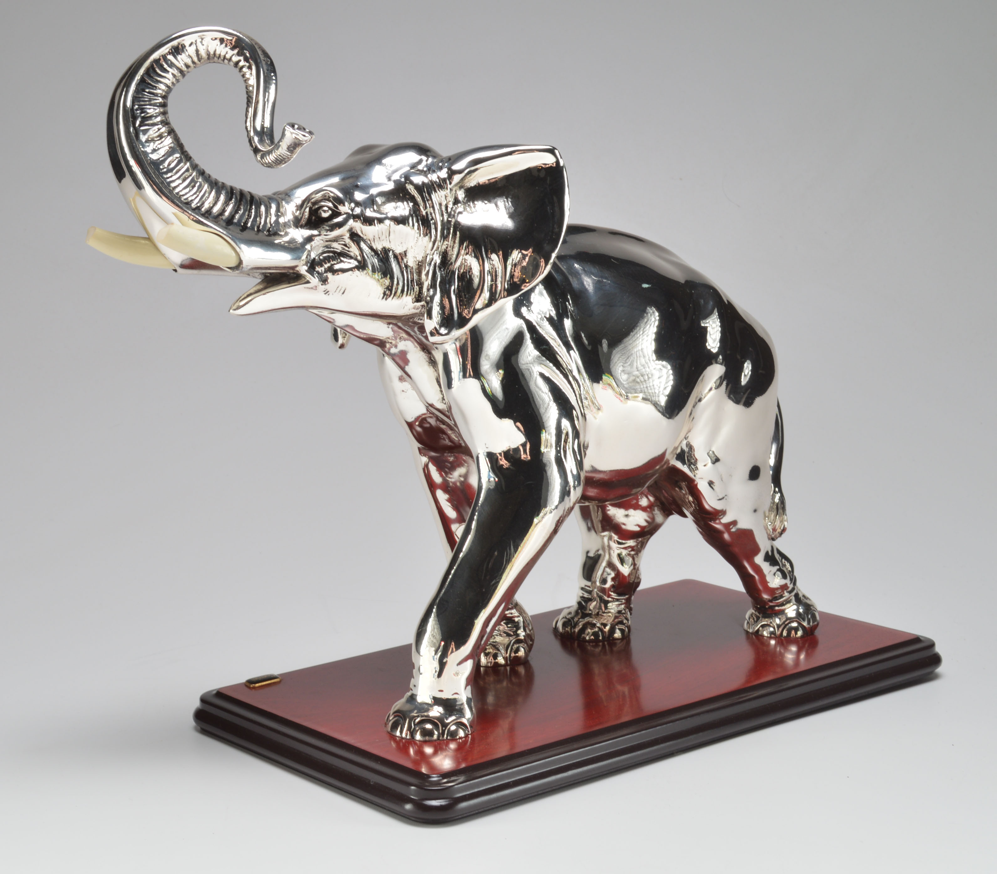 Guerrini Silverplated Elephant Figurine