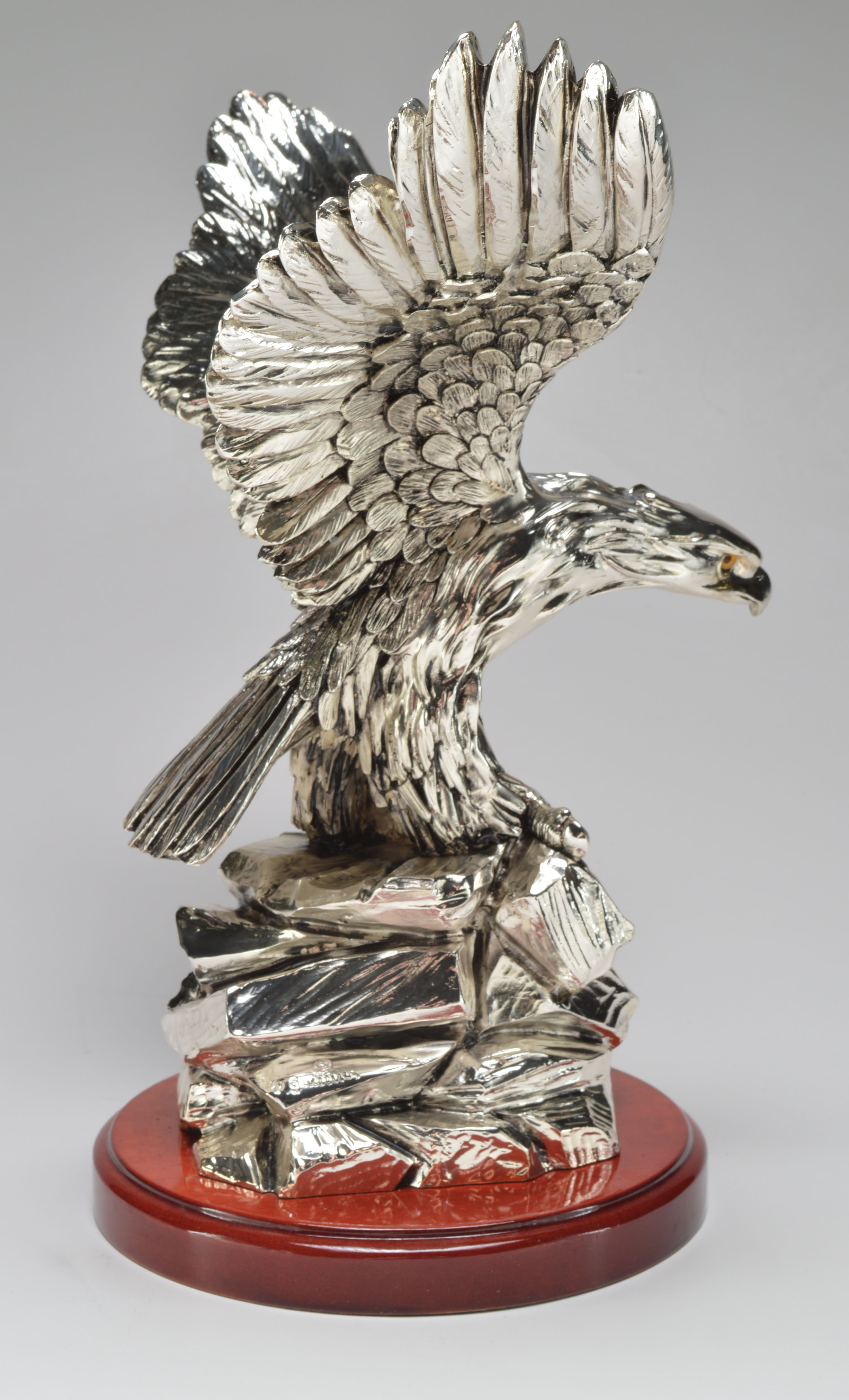 Guerrini Silver Plated Eagle Figurine