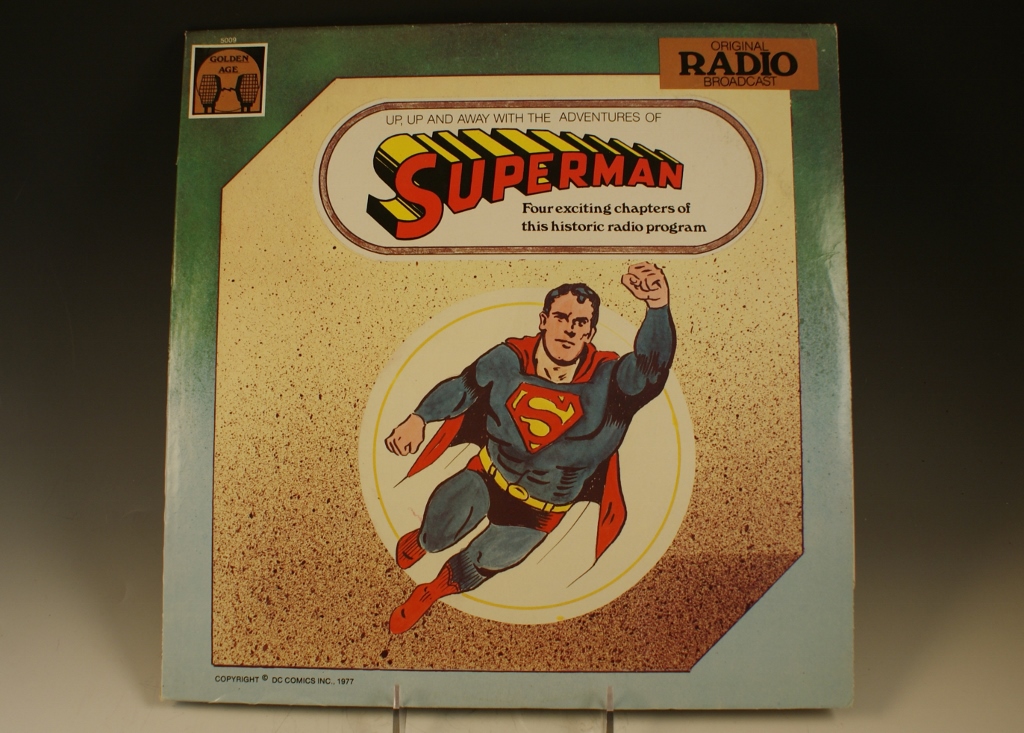 1977 Pressing LP of The Superman Radio Show 