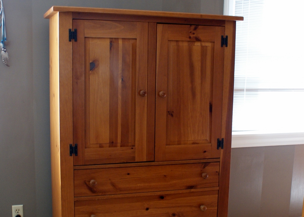 Broyhill Solid Pine Armoire 