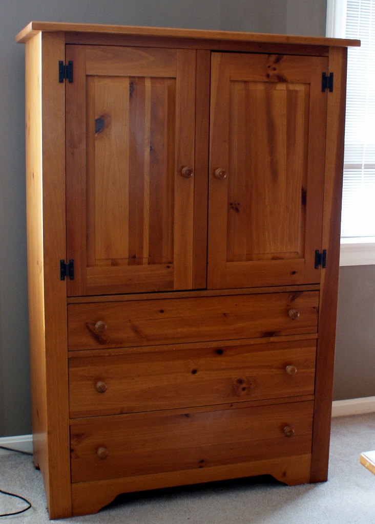 Broyhill Solid Pine Armoire 