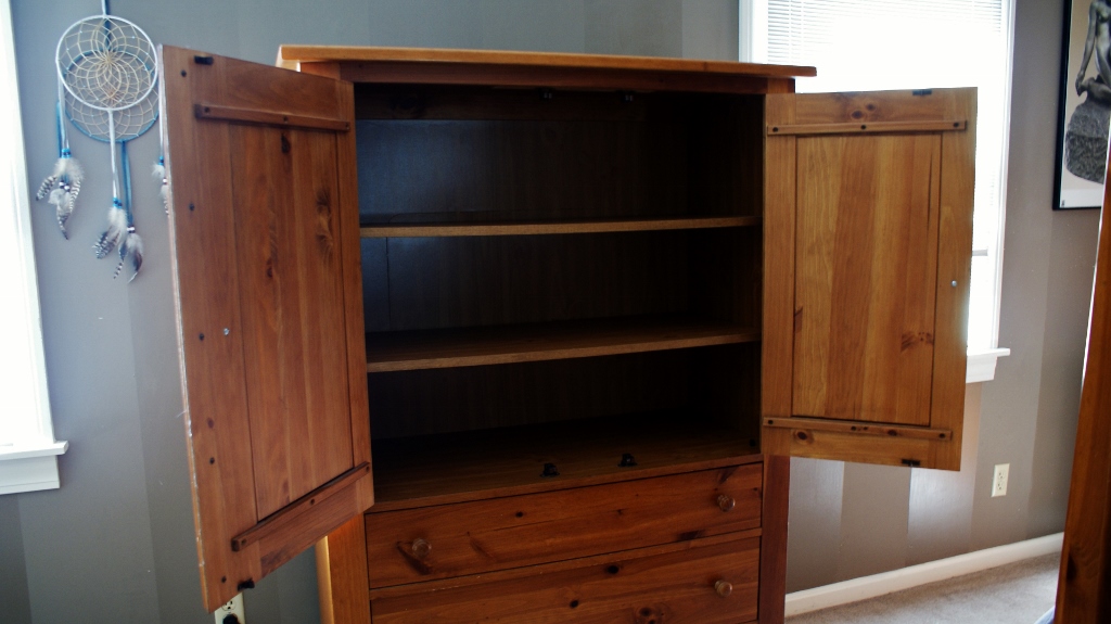 Broyhill Solid Pine Armoire 