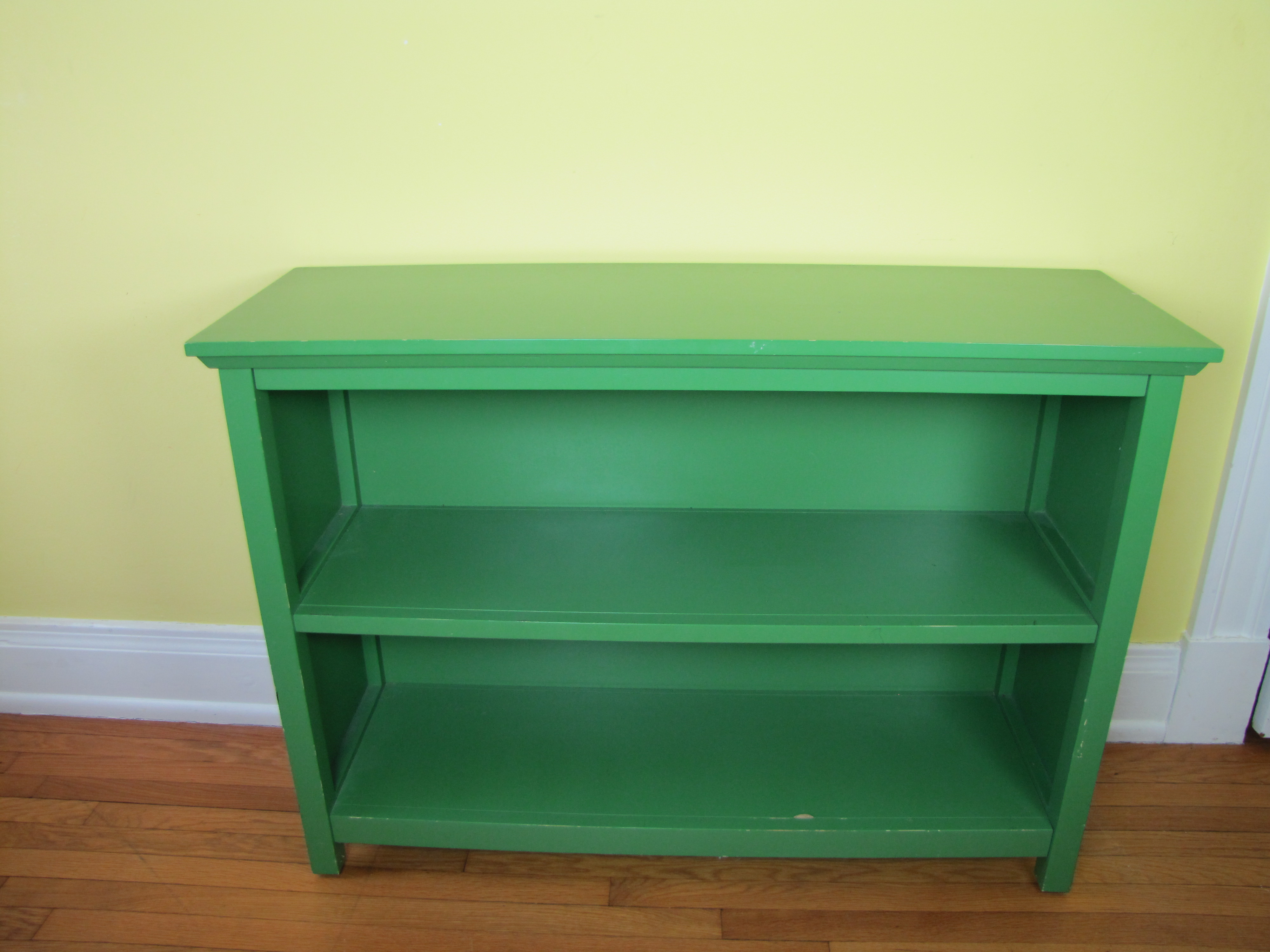 Pottery Barn Kids Green Solid Wood Bookcase