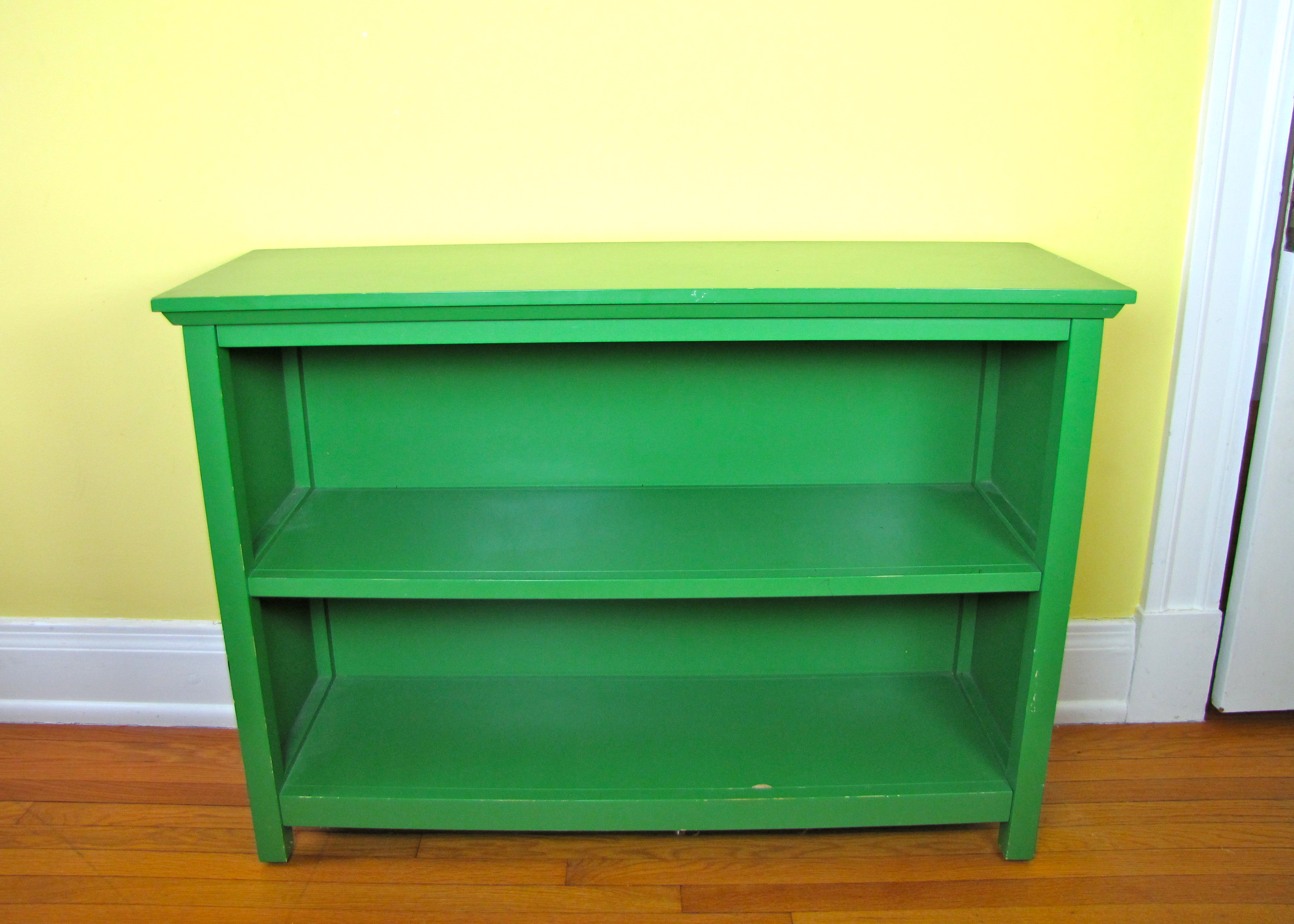 Pottery Barn Kids Green Solid Wood Bookcase