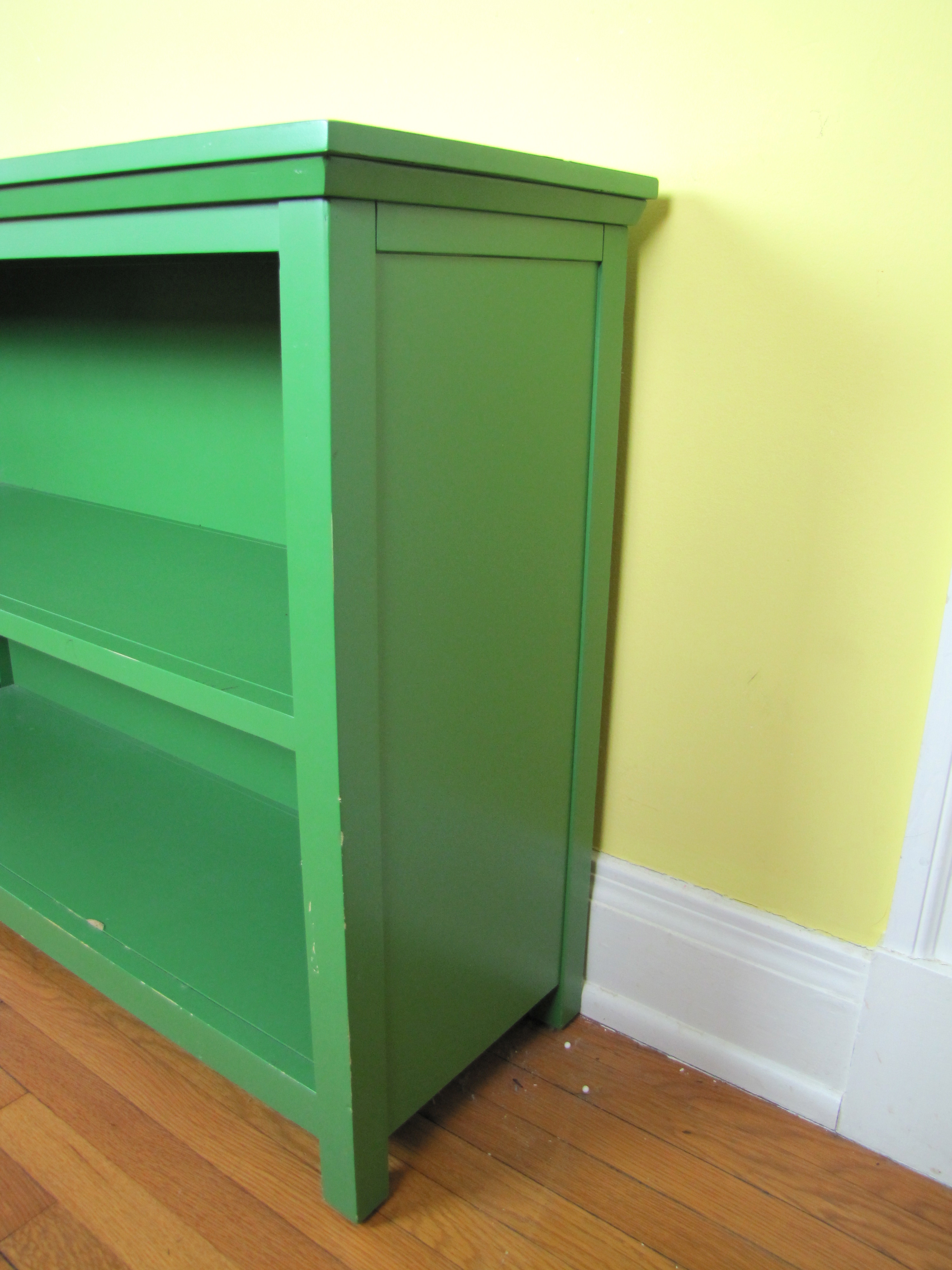 Pottery Barn Kids Green Solid Wood Bookcase