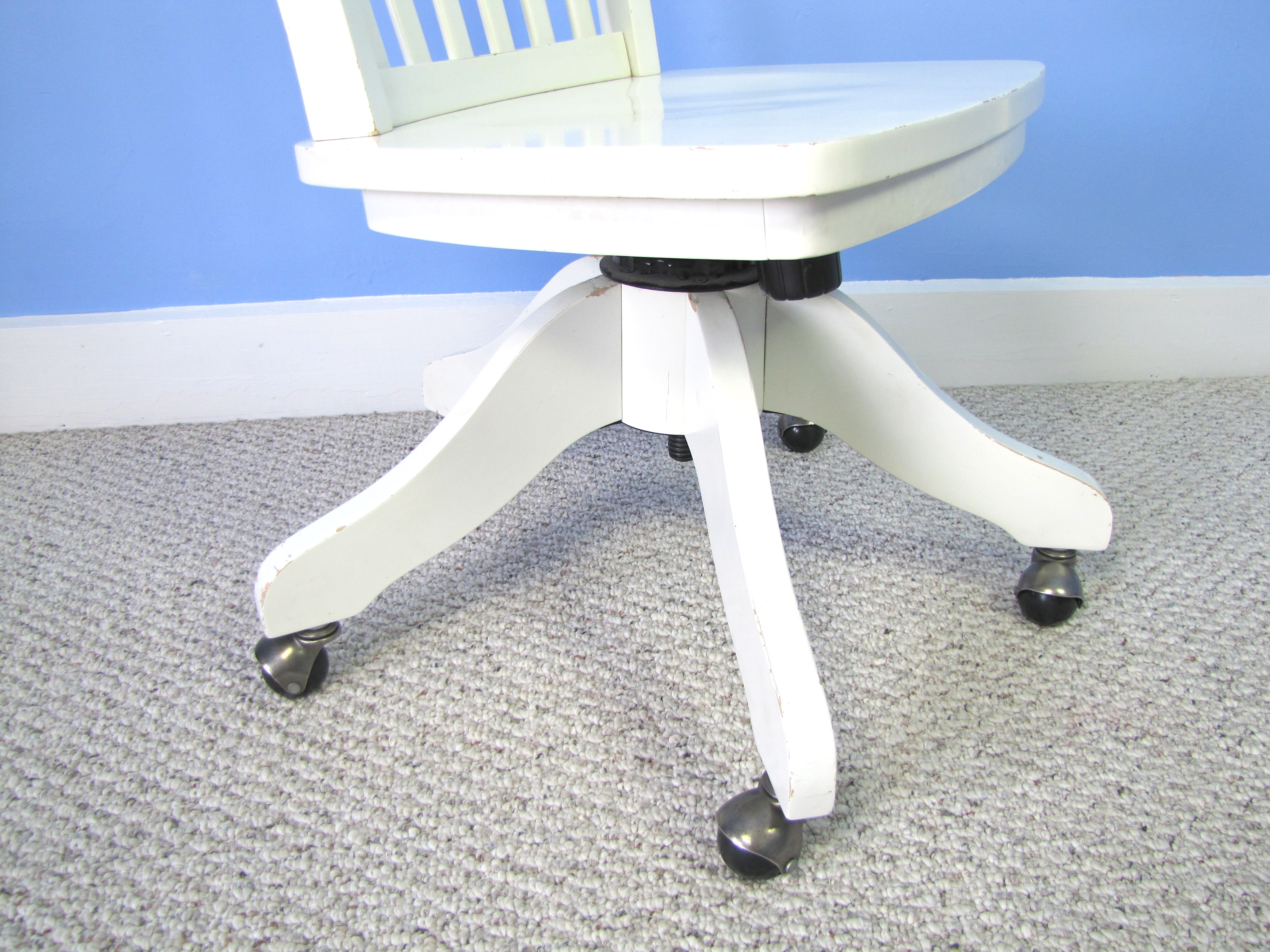 Pottery Barn Solid Wood Hayden Desk With Swivel Chair