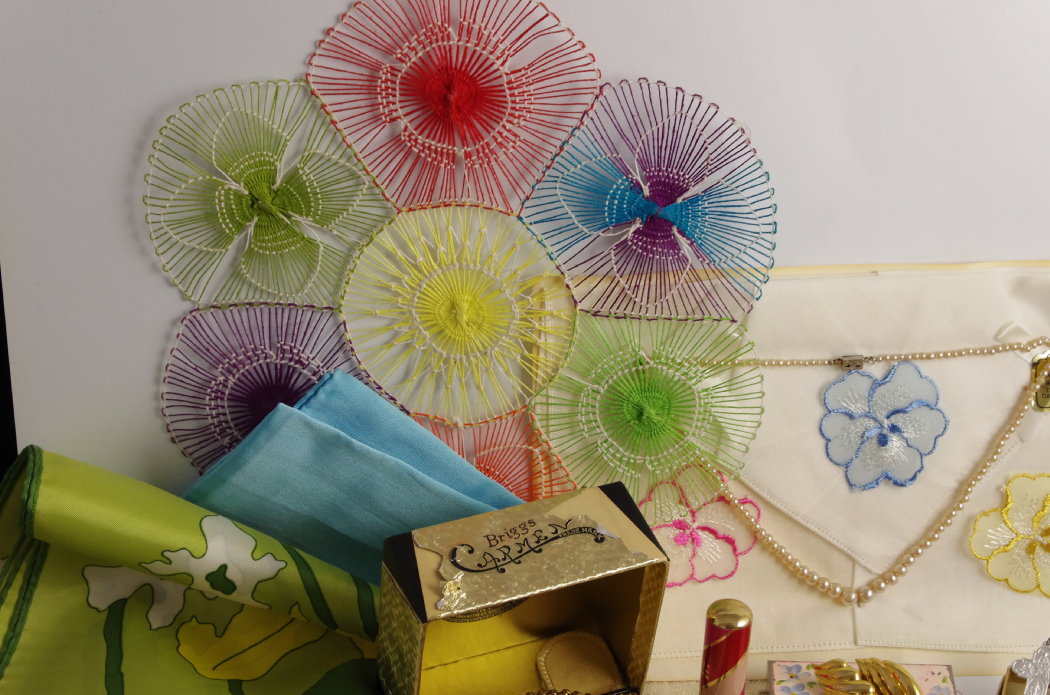 Collection of Women's Vintage Scarves, Jewelry and Accessories